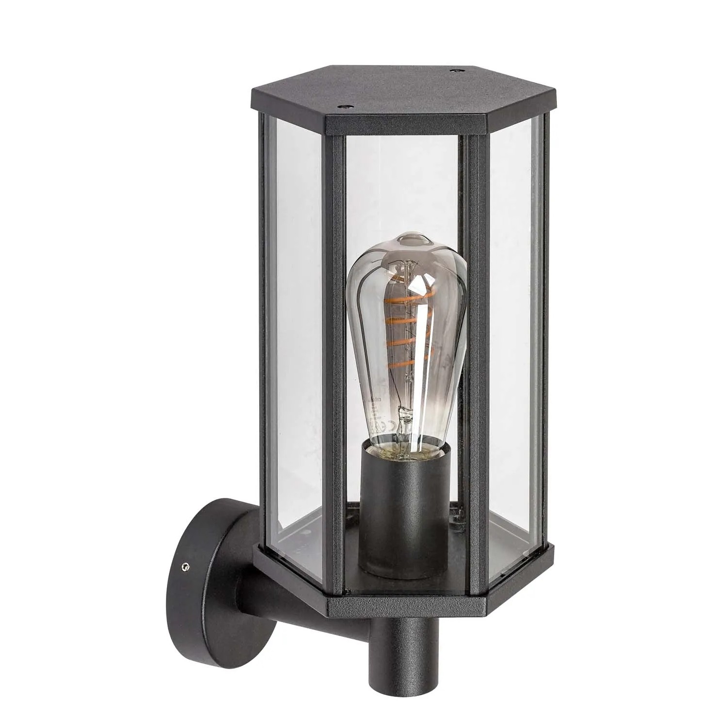 Rabalux Lampa ścienna zewnętrzna Dubrovnik 1xE27 40W IP44 czarna