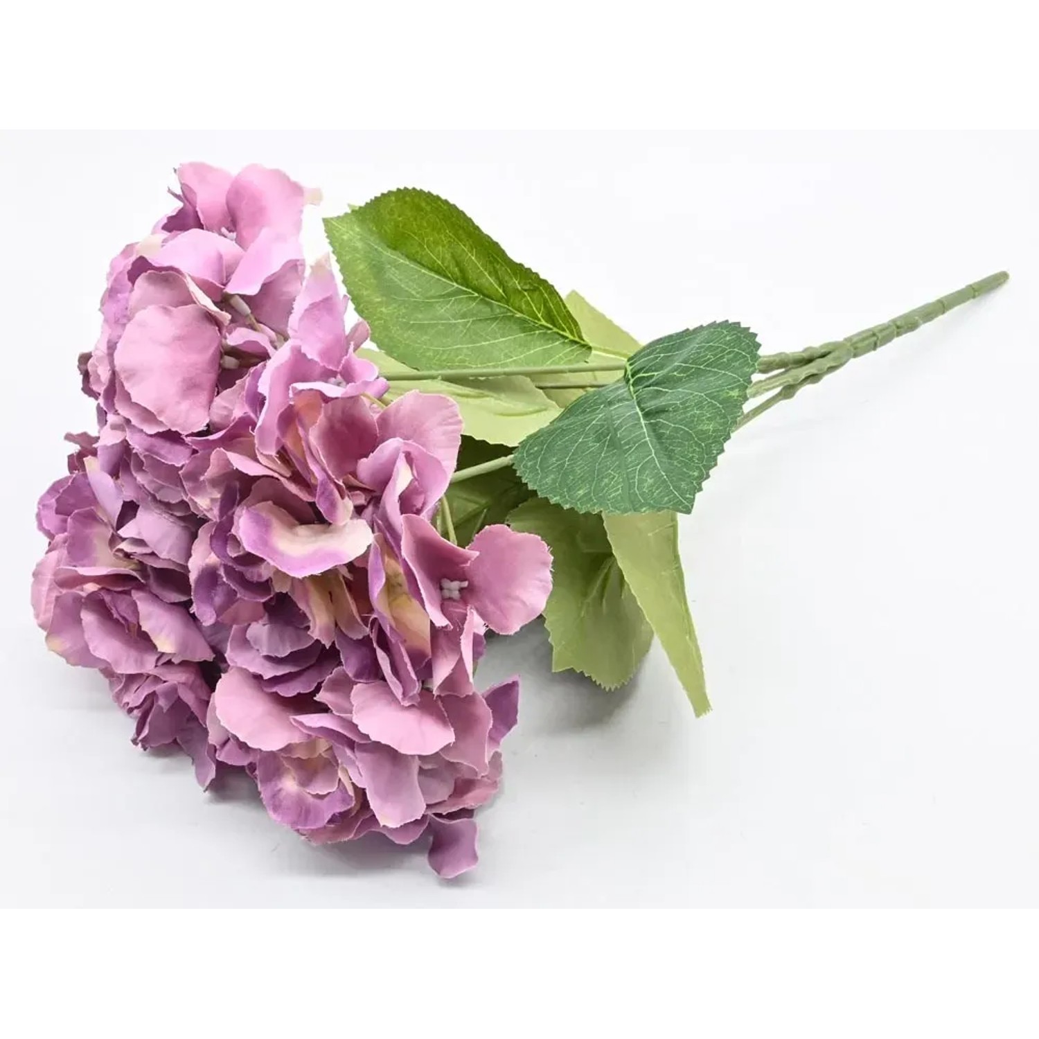 Hortensja sztuczna bukiet 5 kwiatów, fioletowa - 45 cm
