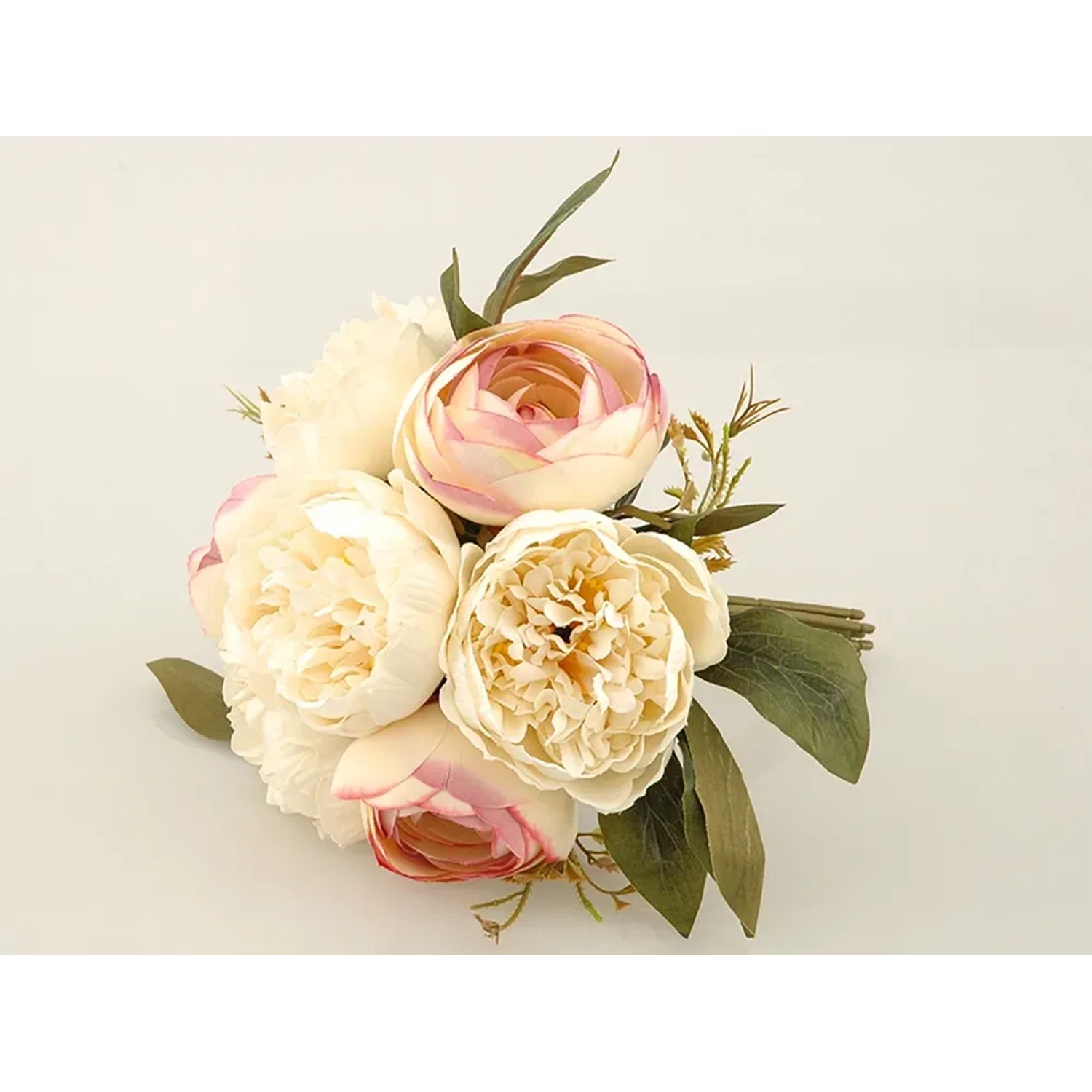 Bukiet sztuczny Peonia 7 kwiatów 28 cm