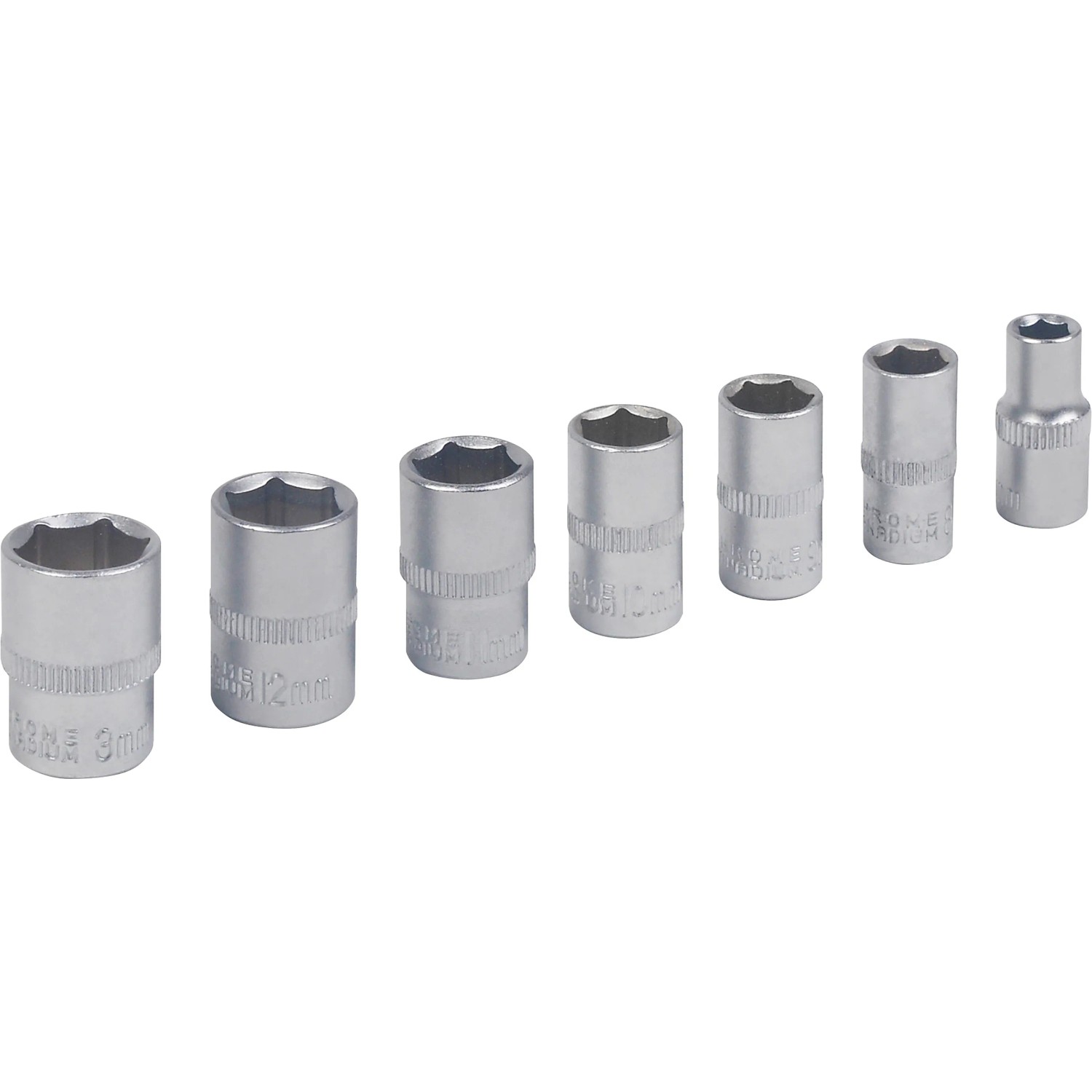 LUX-TOOLS Zestaw kluczy nasadowych 1/4" - 7 szt