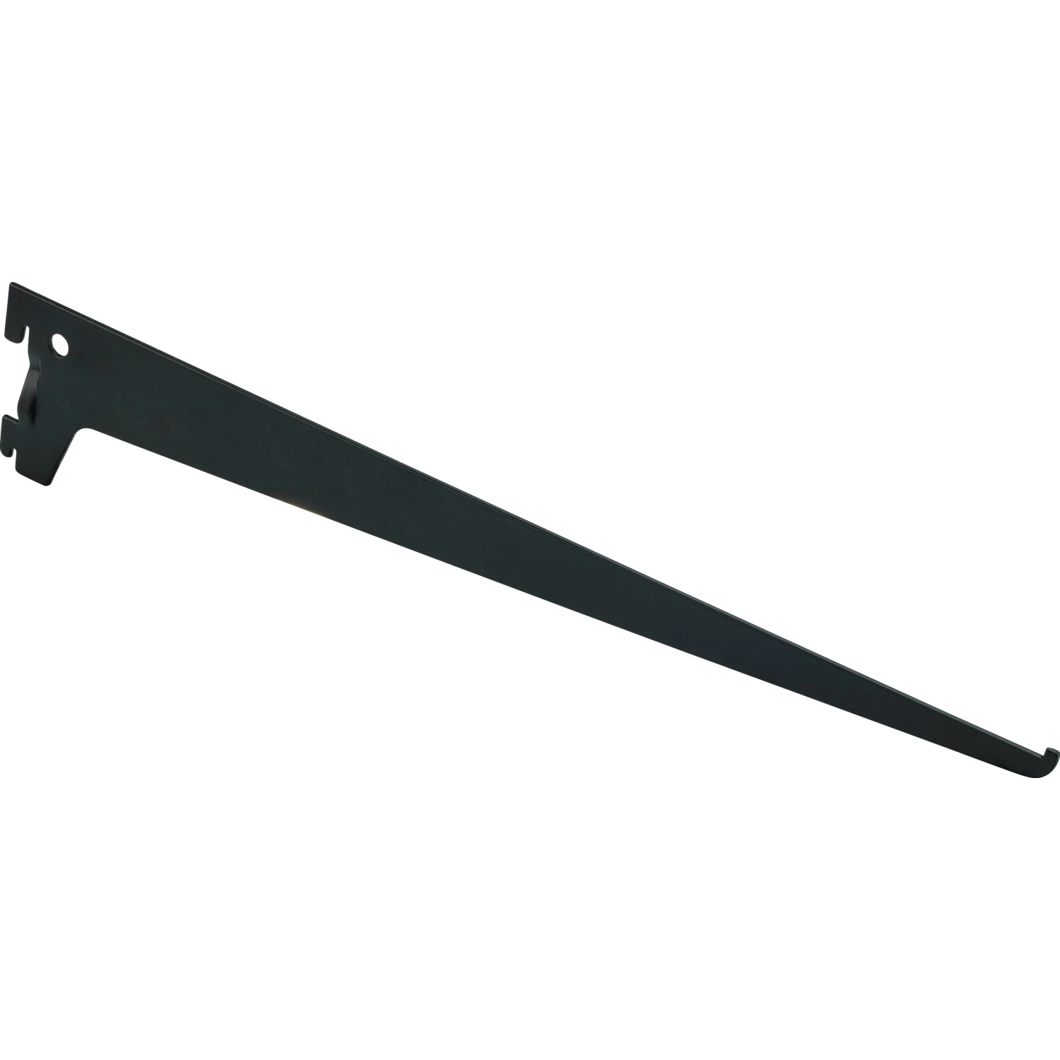 Wspornik do półki 40 cm czarny Garderoba Metalowa