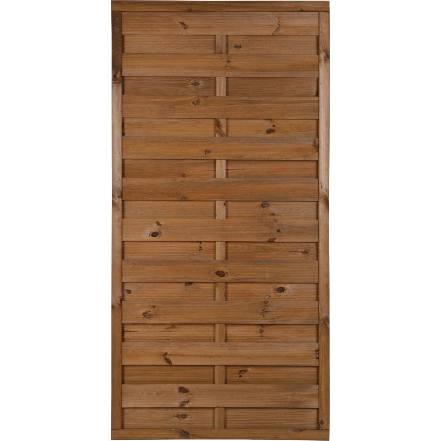 Sobex Płot pełny Bjork prosty brąz - 90 x 180 cm