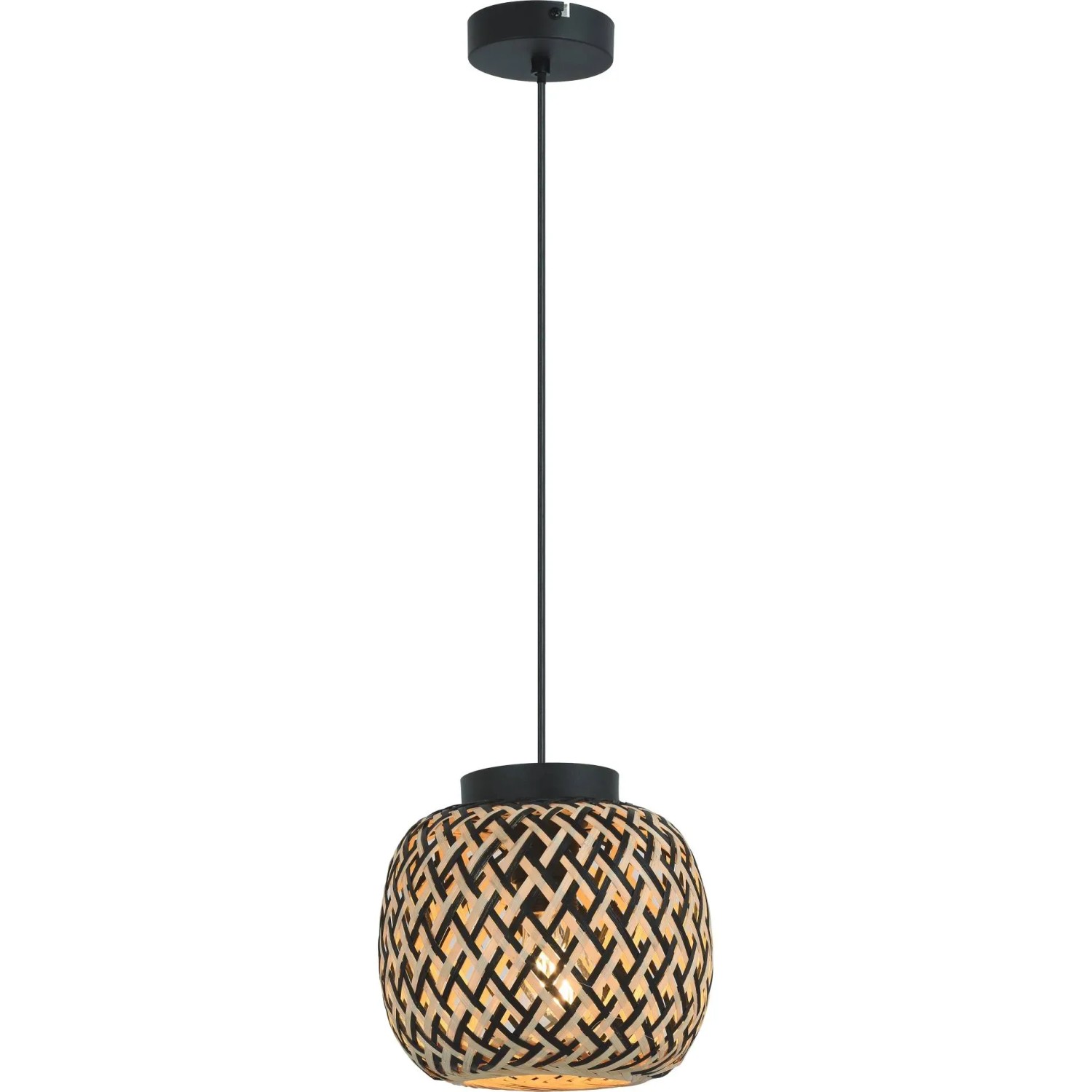 Reality Lampa wisząca Elaine 1x40W E27 bambus