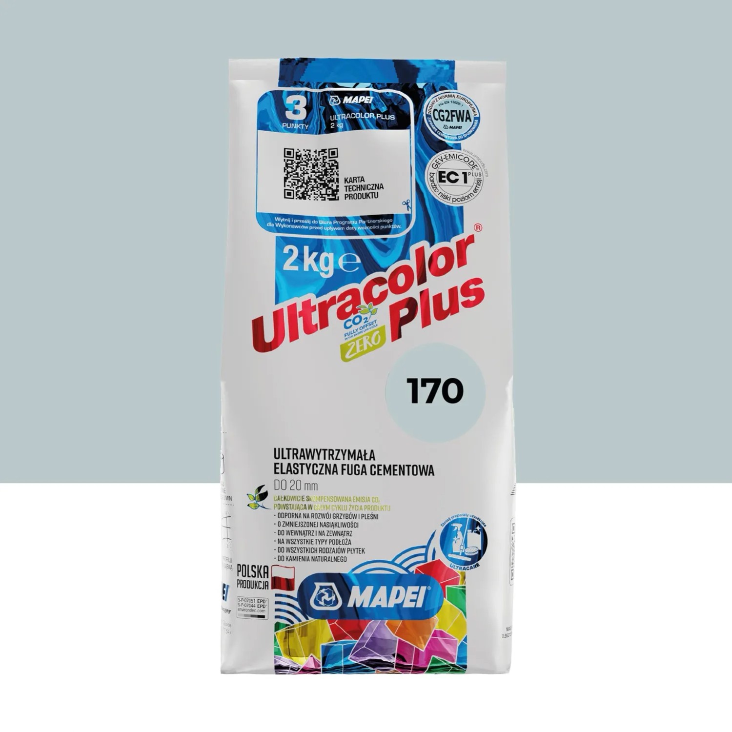 Mapei Fuga elastyczna UltraColor 170 krokus 2 kg