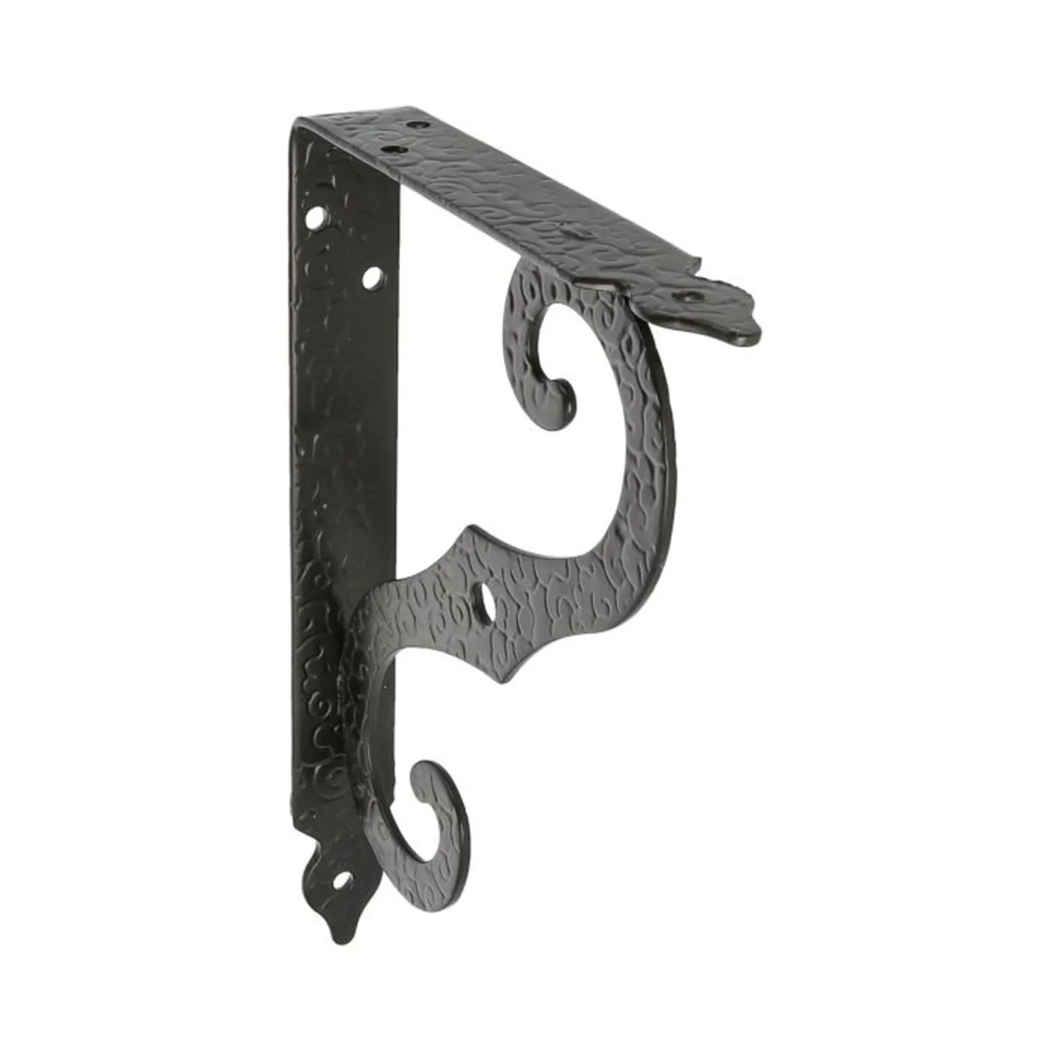 Agas Wspornik do półki 150 × 115 mm czarny ornament