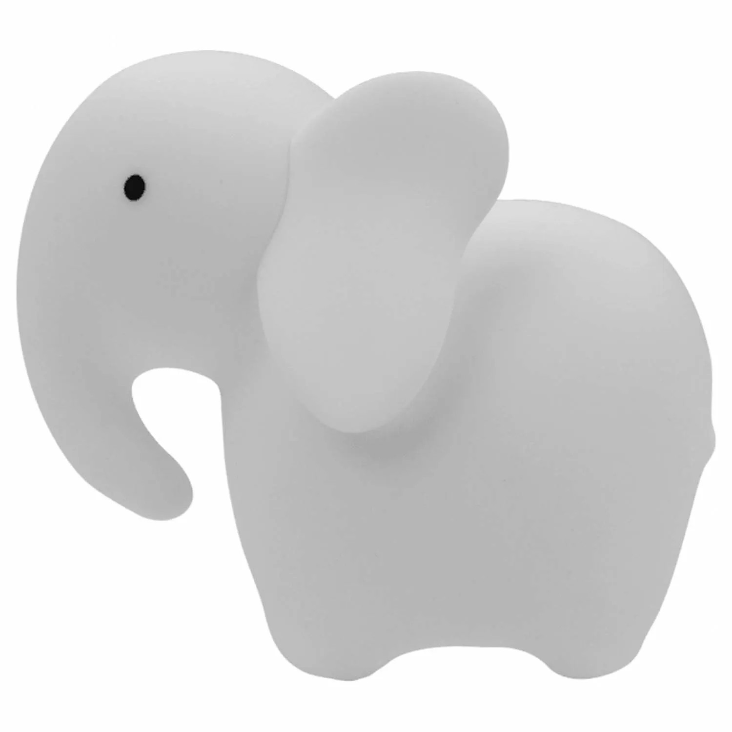 Mary's Lampka nocna LED SŁON 1W 3000K+RGB z pilotem turkusowy