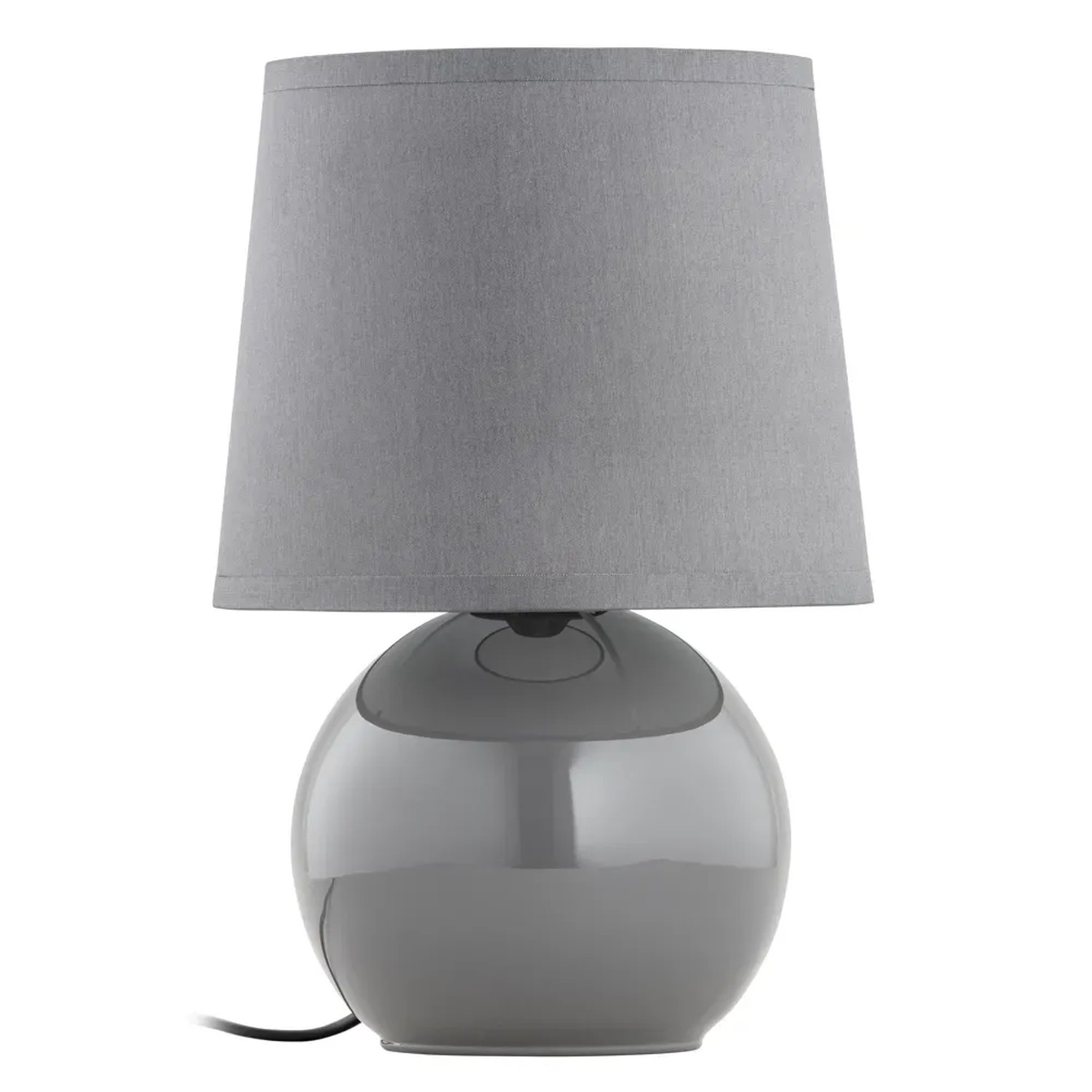 TK Lighting Lampka nocna PICO 1xE14 15W śr.18 cm szara