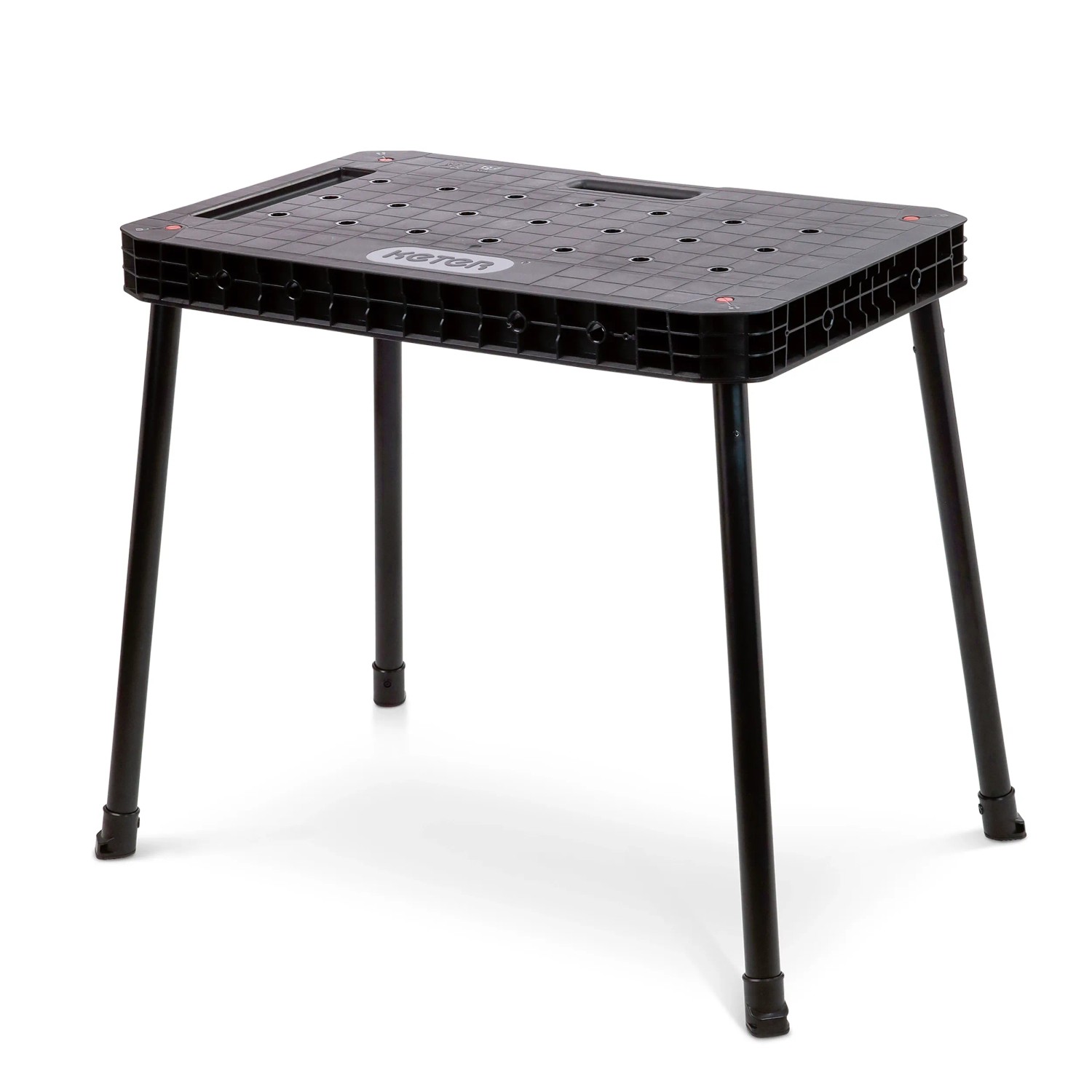 Stół warsztatowy ULTIMATE składany czarny - 79 cm