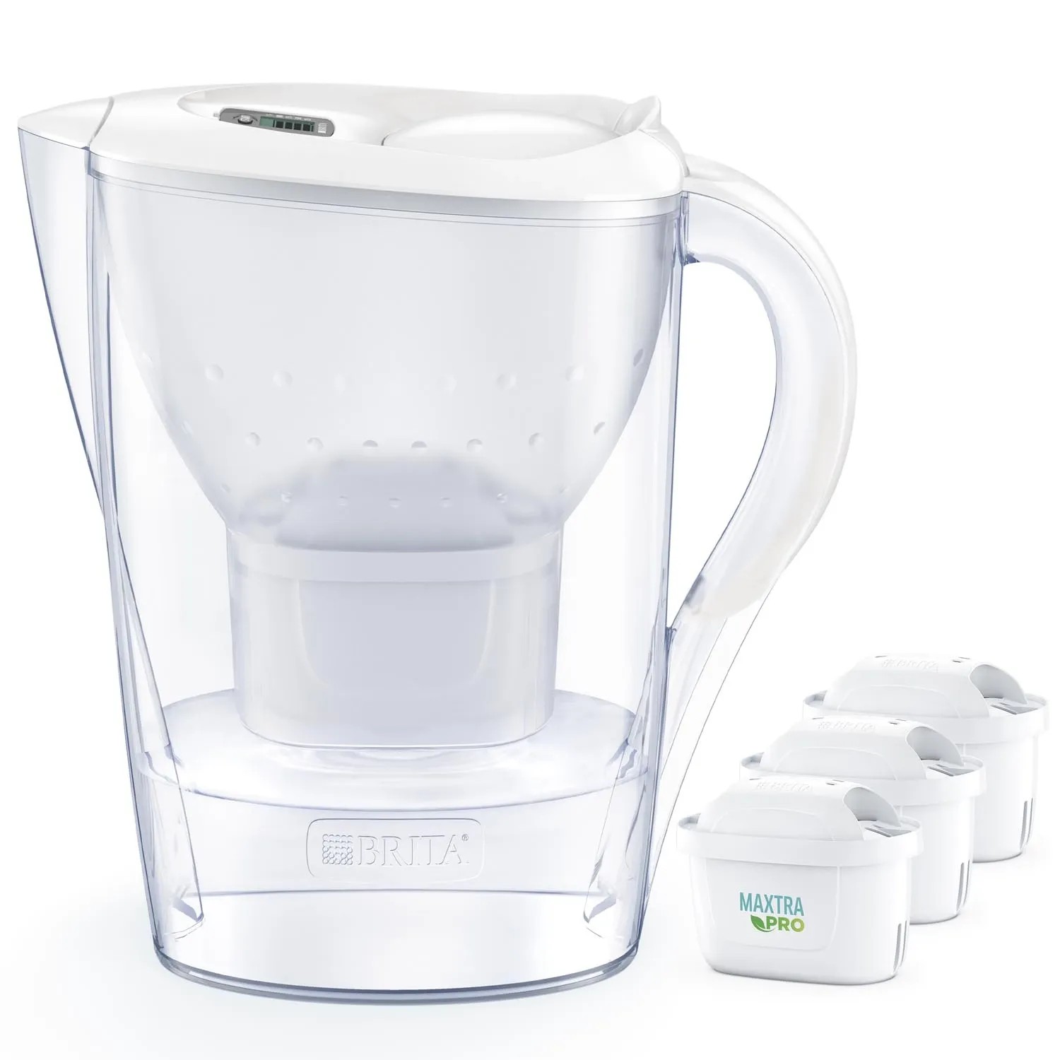 Brita Dzbanek Marella biały 2,4 L + 3 wkłady filtrujące