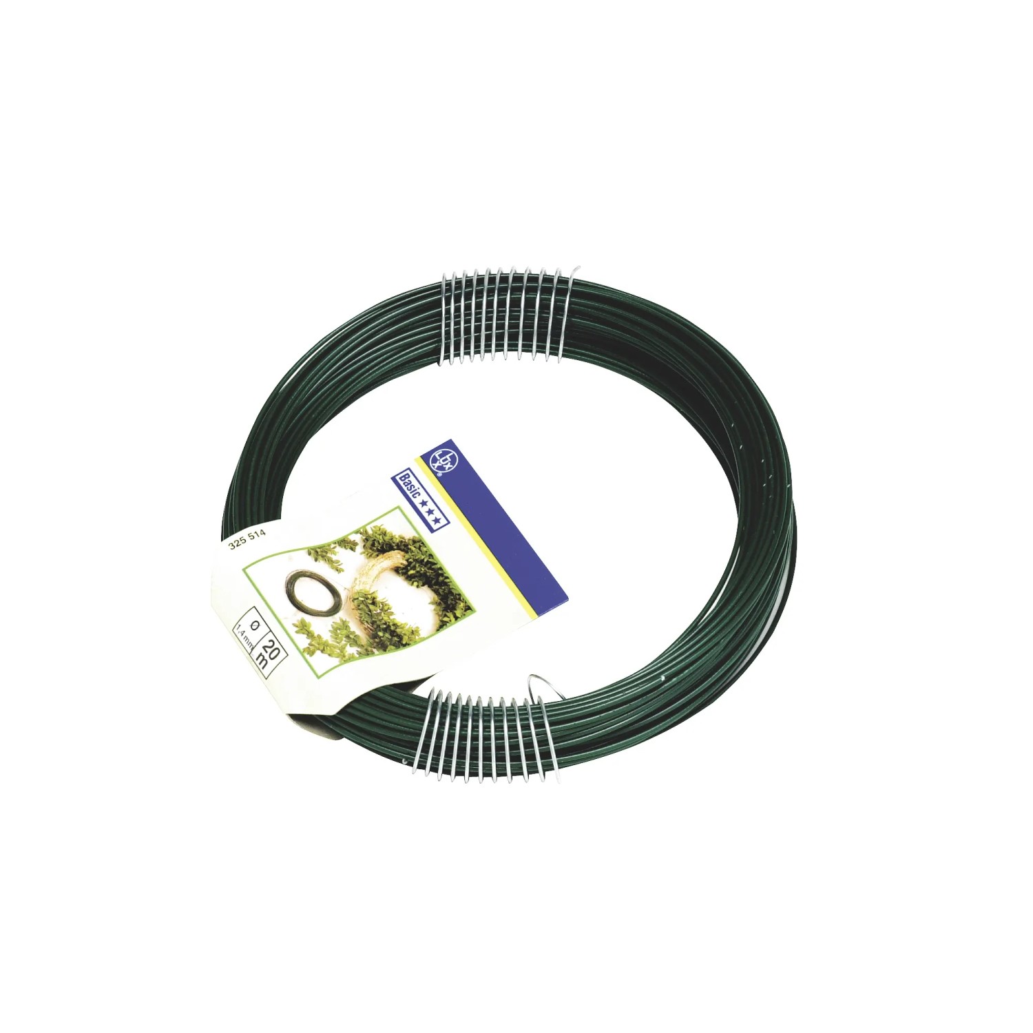 LUX-TOOLS Drut wiązałkowy Basic zielony wym. 1,4 mm x 20 m