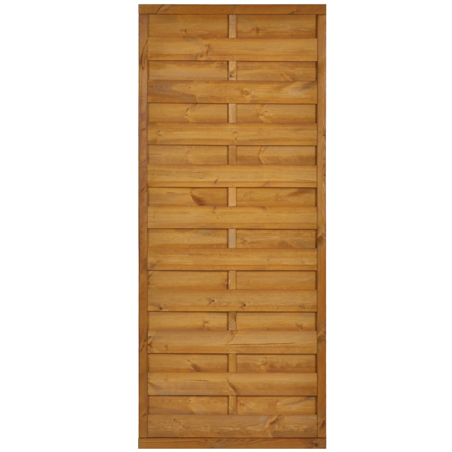 Sobex Płot pełny Nole prosty złoty dąb - 90 x 180 cm