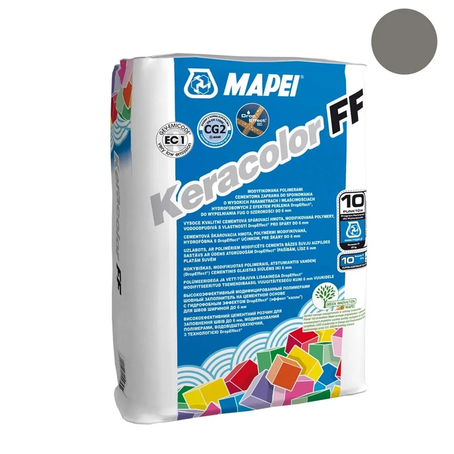 Mapei Fuga cementowa Keracolor FF 113 szary 20 kg