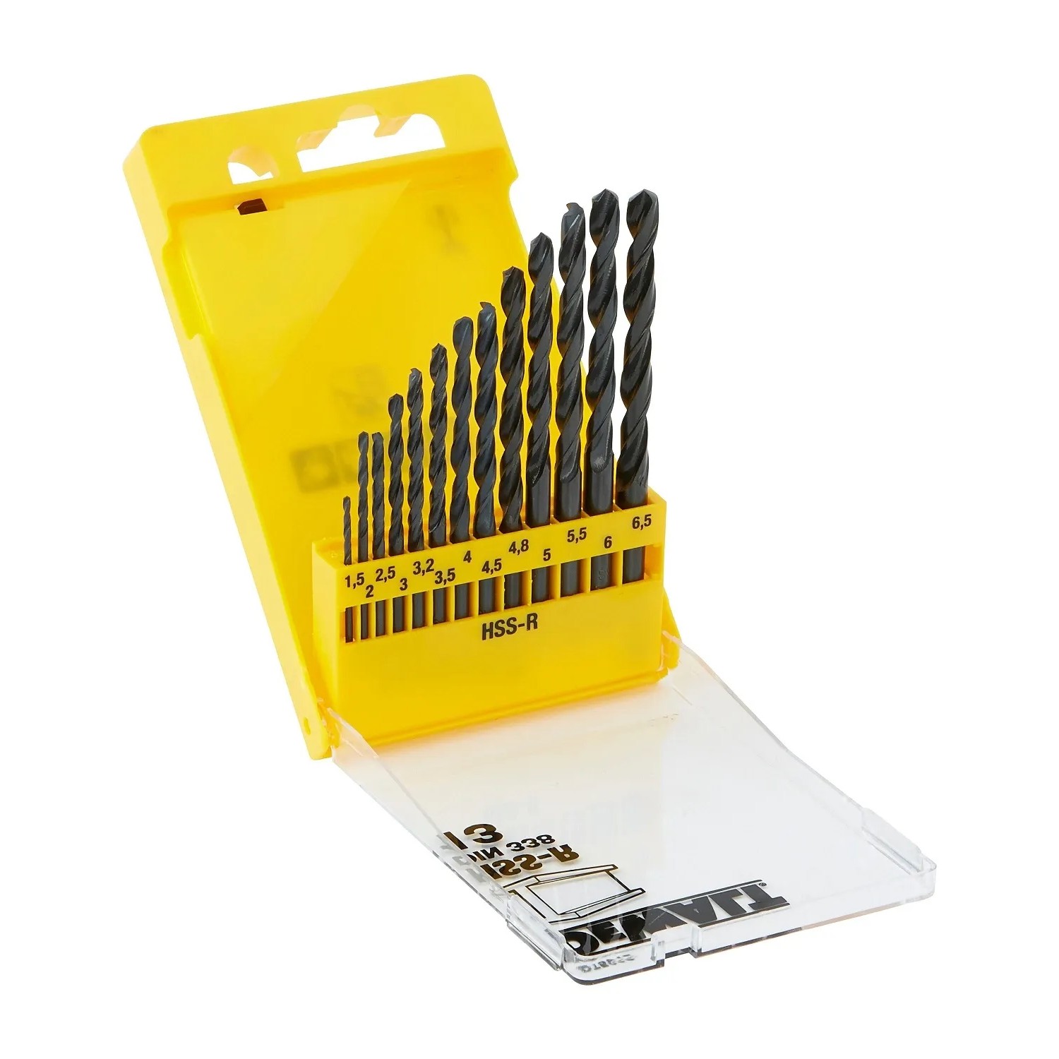 Dewalt Wiertła do metalu HSS-R, 13 szt.