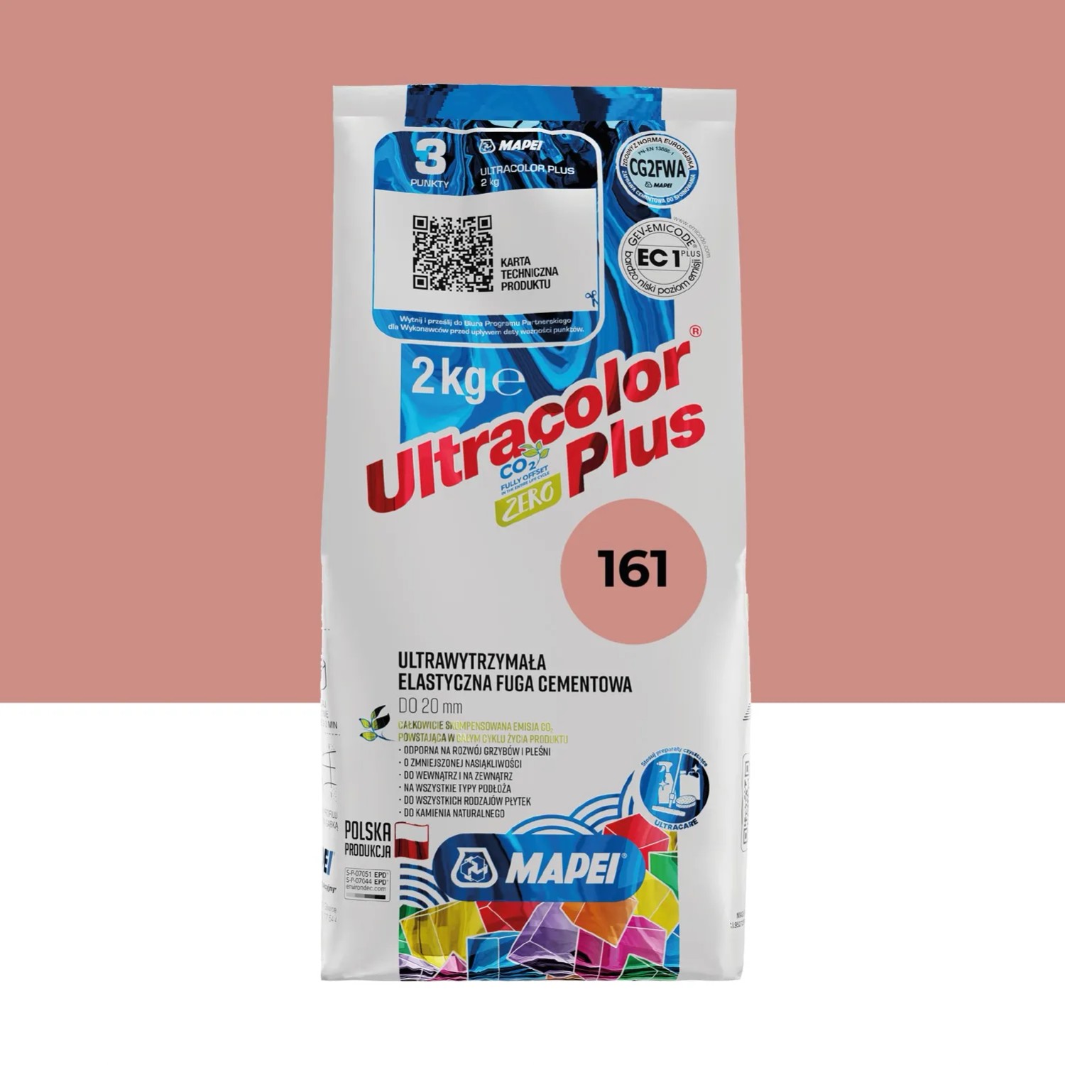 Mapei Fuga elastyczna Ultra Color 161 malwa 2 kg