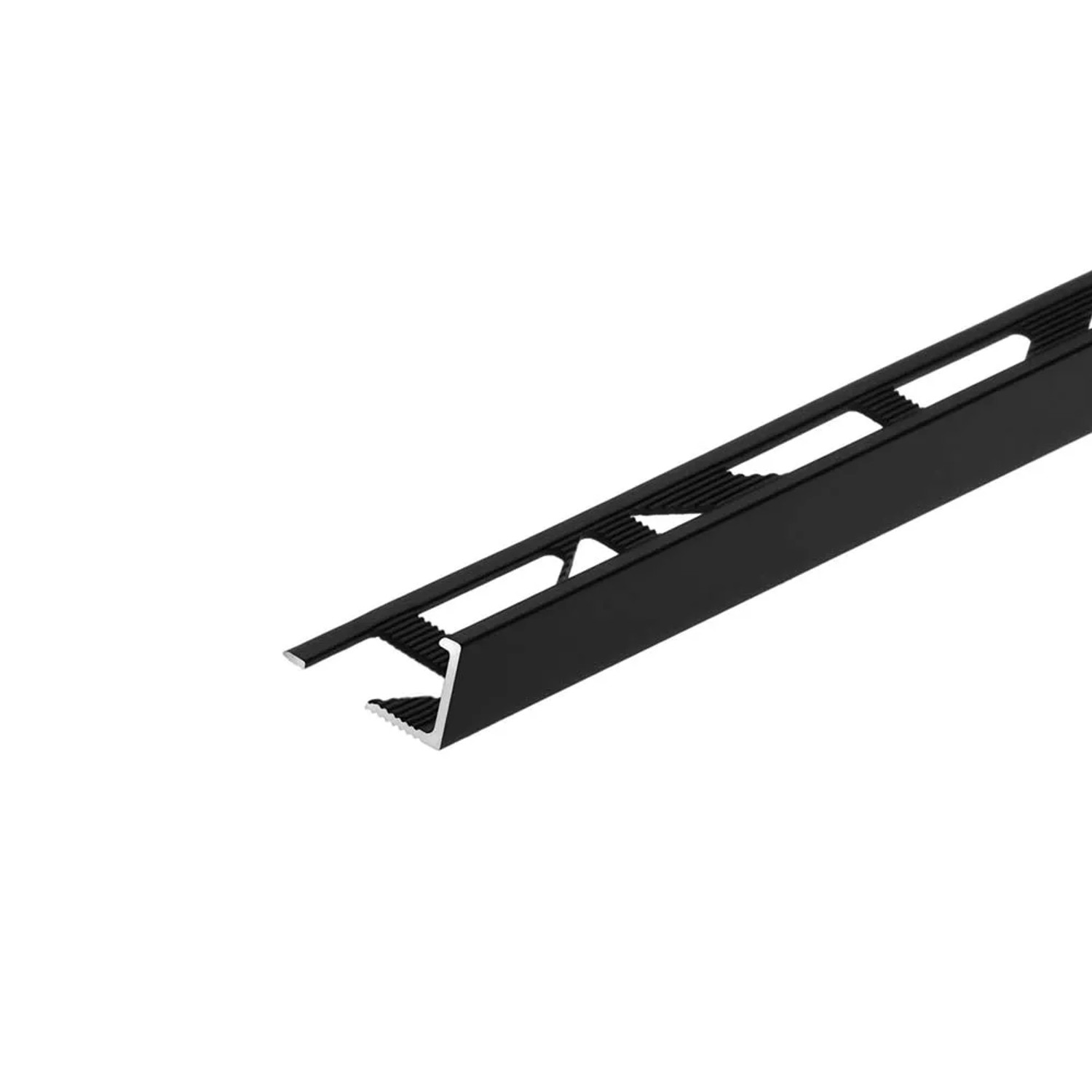 Profil aluminiowy do glazury narożny czarny mat 10 x 2500 mm