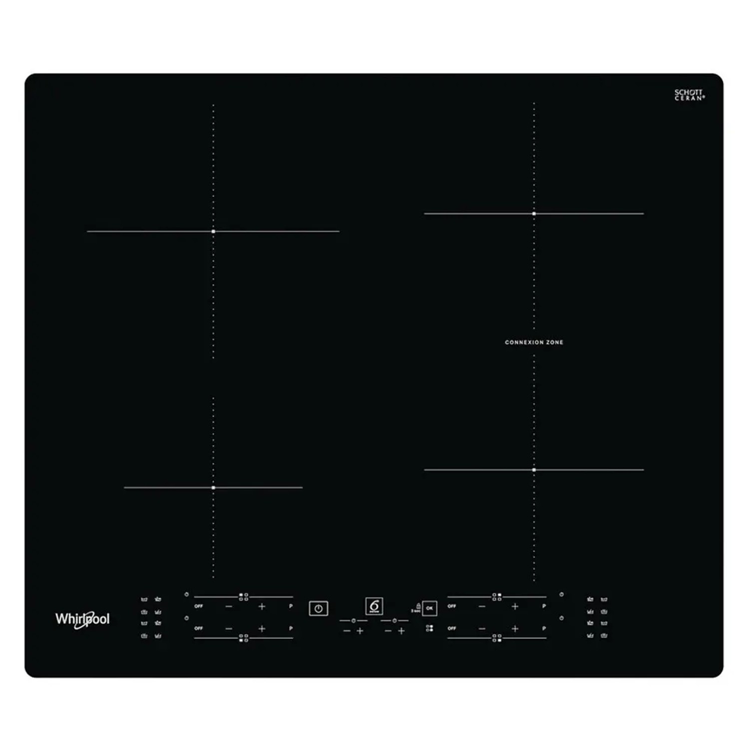 Whirlpool Płyta indukcyjna szklano-ceramiczna WBB 8360NE 60cm