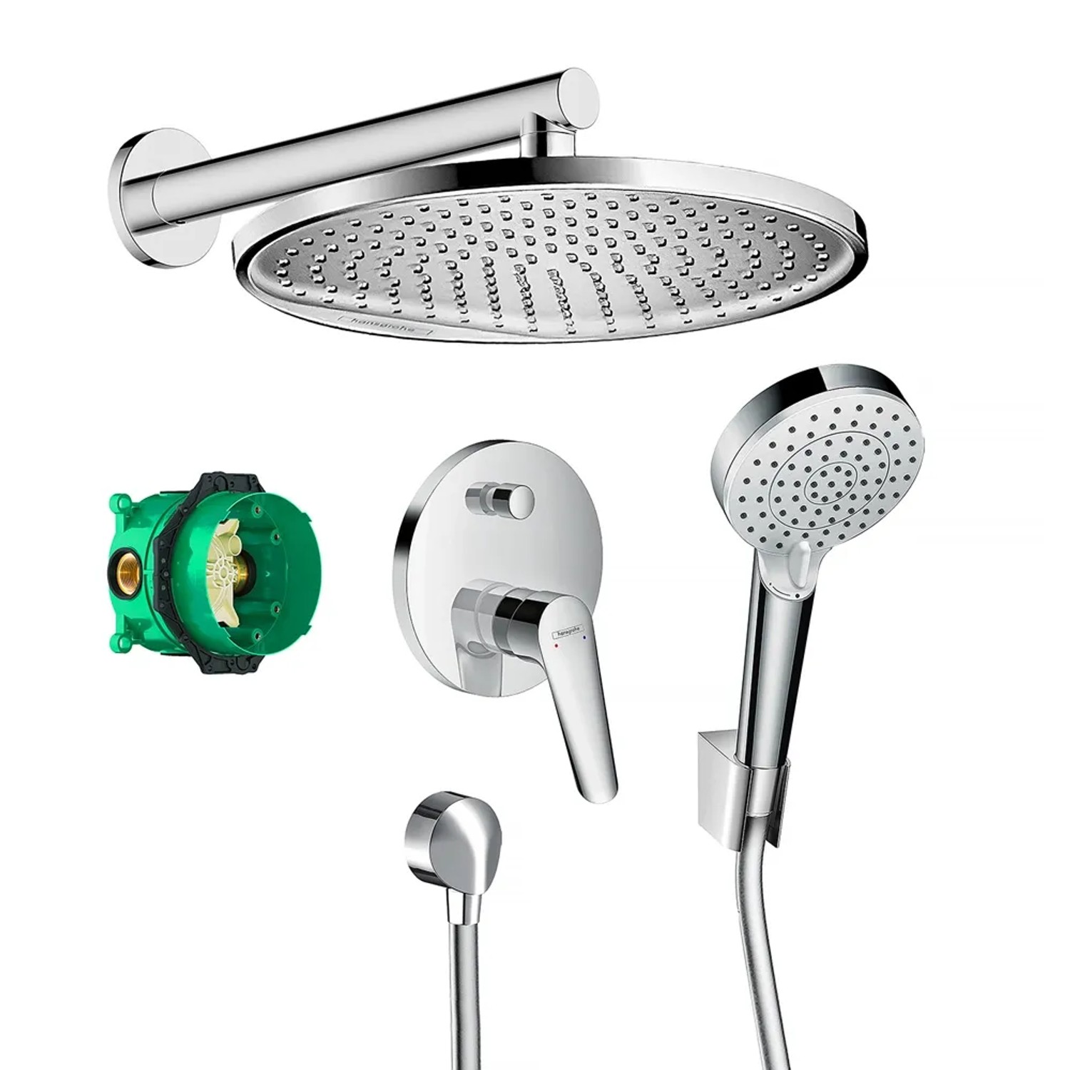 Hansgrohe Zestaw prysznicowy podtynkowy Logis E 6 w 1
