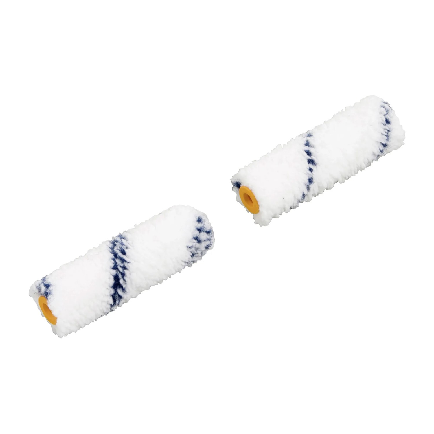 LUX-TOOLS Wkłady do wałka z niebieskimi paskami Basic 10 cm 2 sztuki