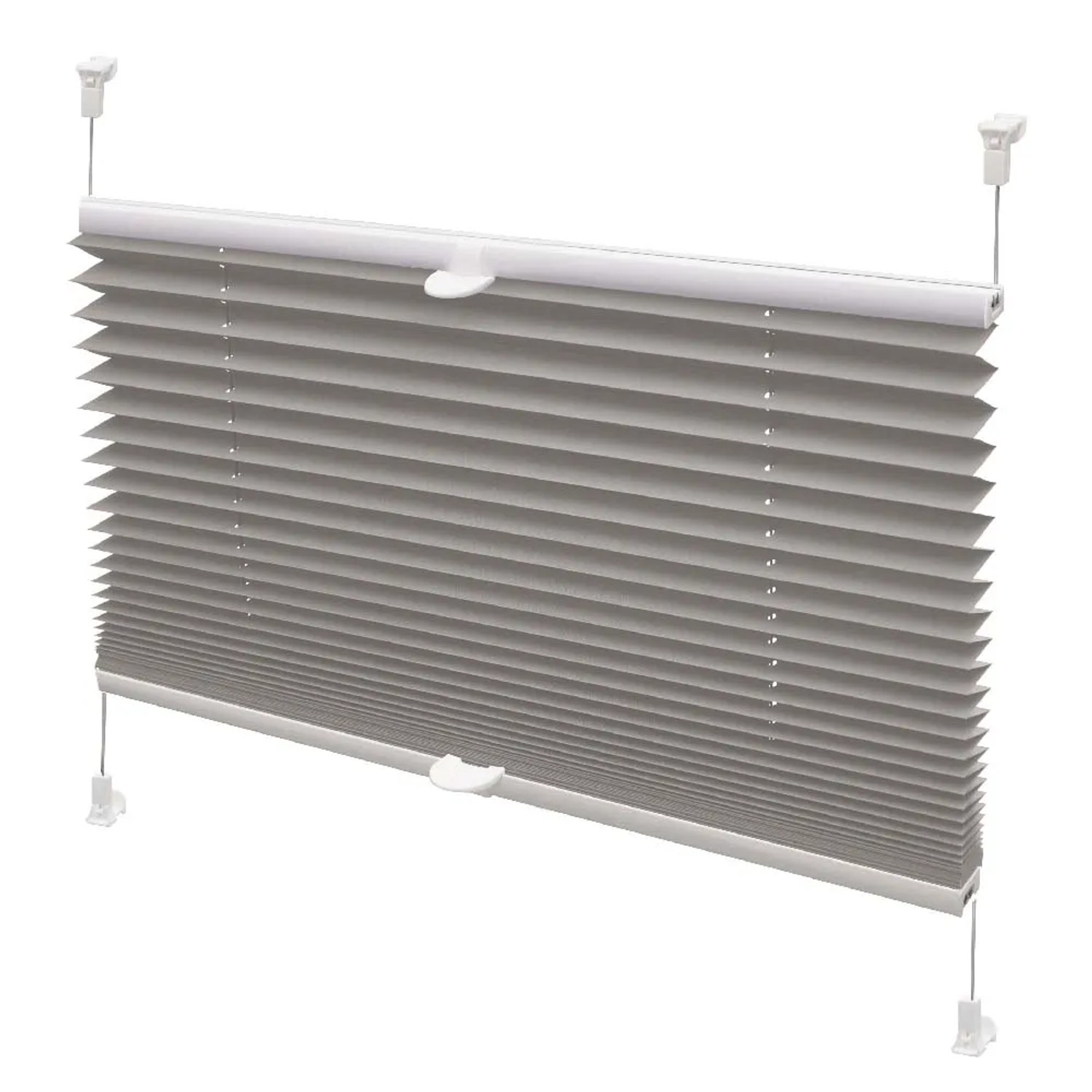 Roleta plisowana VERONA szara 105 cm x 150 cm