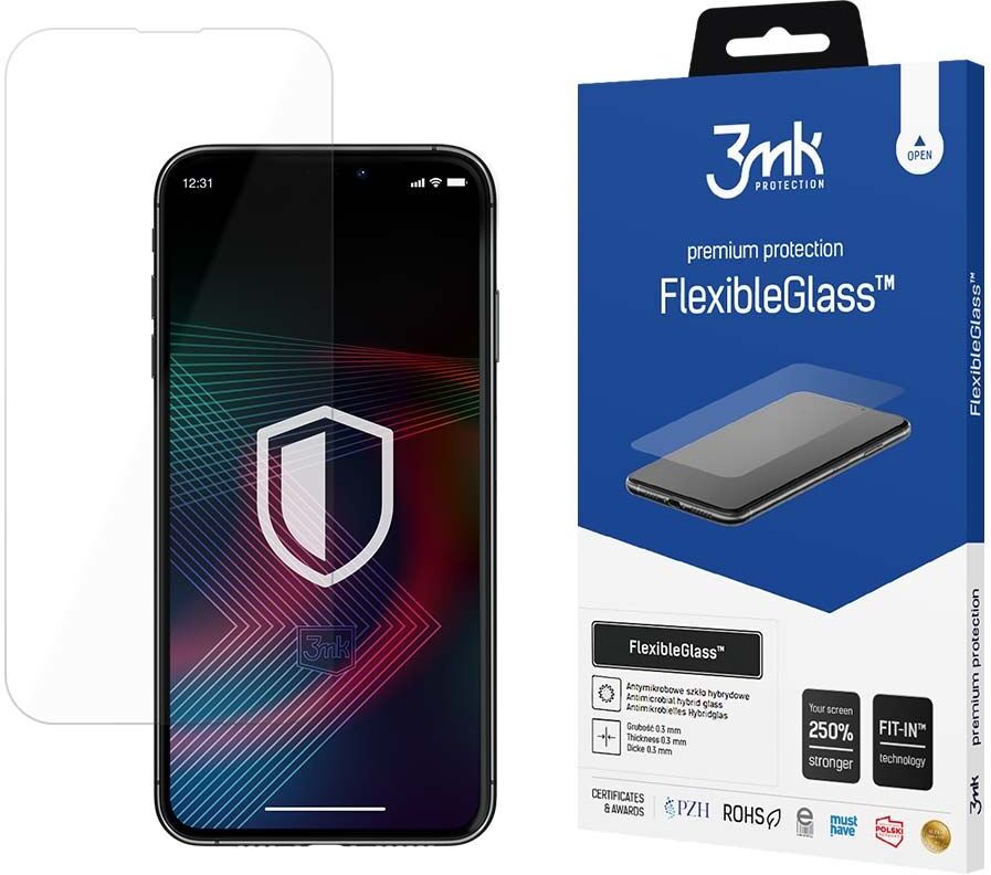 Szkło hybrydowe 3mk FlexibleGlass, do iPhone 14 Plus/14 Pro Max