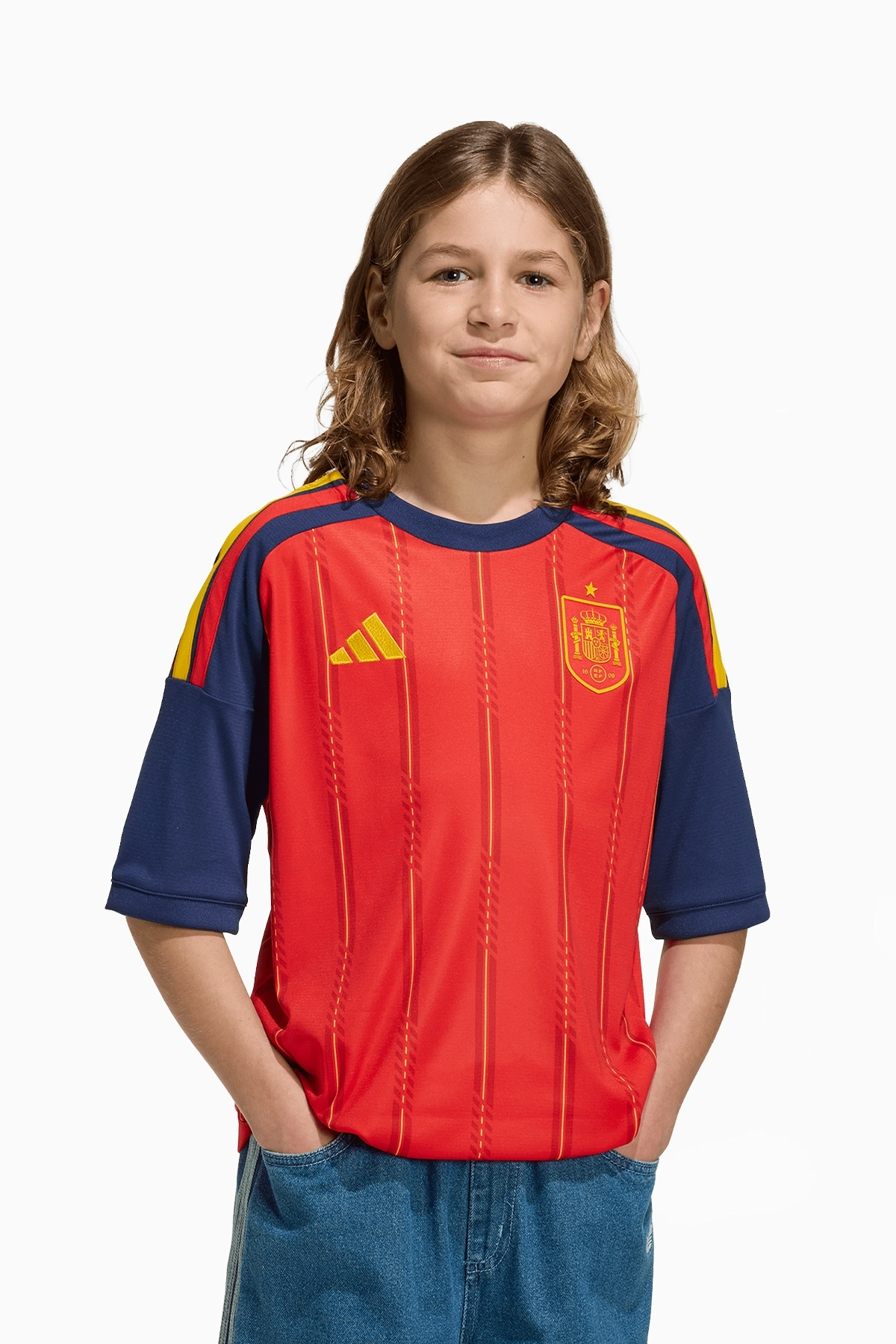 Koszulka Reprezentacji Hiszpanii adidas 2026 Domowa Replica Junior - Czerwony