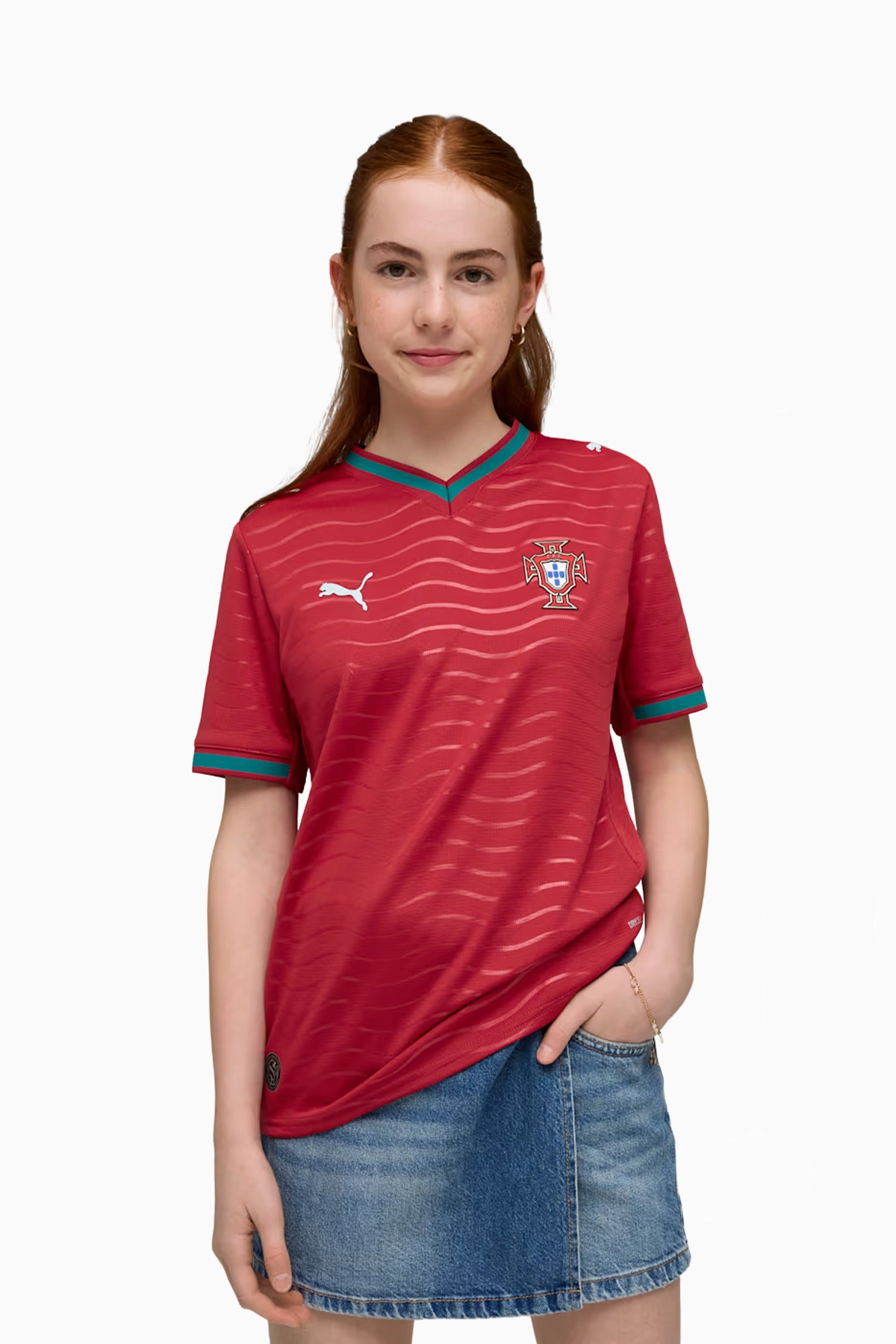 Koszulka Reprezentacji Portugalii Puma 2026 Domowa Replica Junior - Czerwony