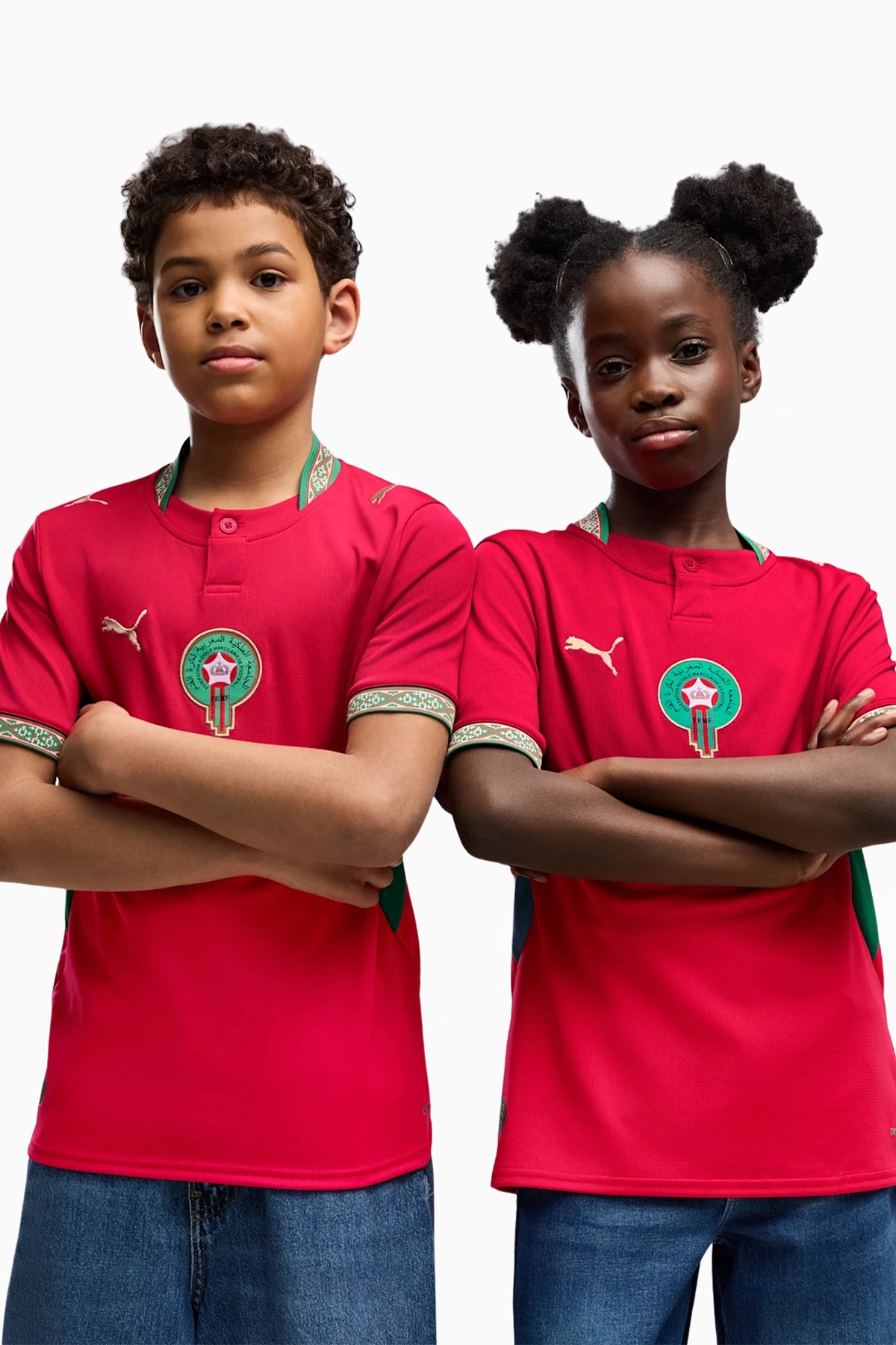 Koszulka Reprezentacji Maroko Puma 2026 Domowa Replica Junior - Czerwony