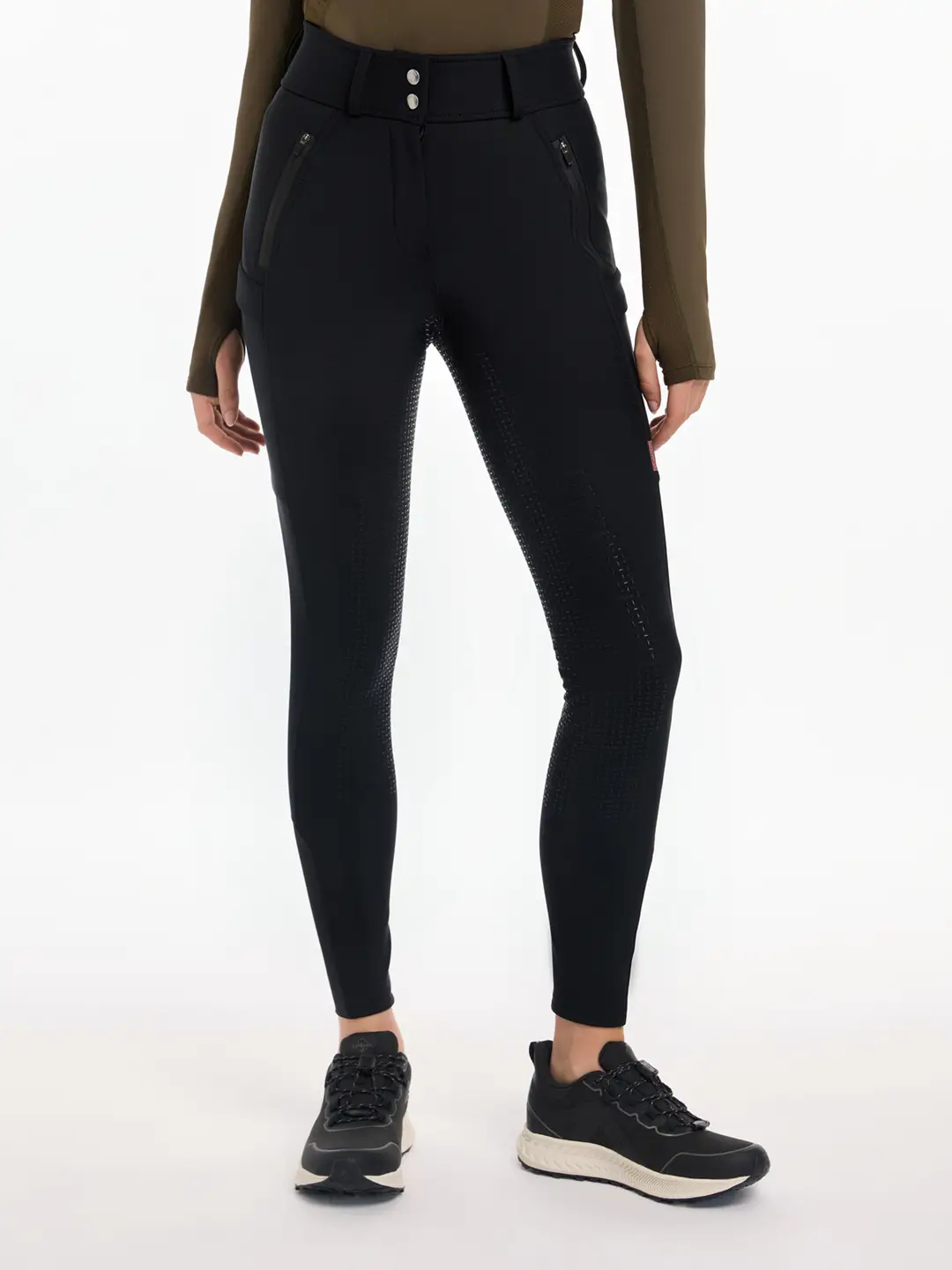 LeMieux bryczesy wodoodporne Drytex Black