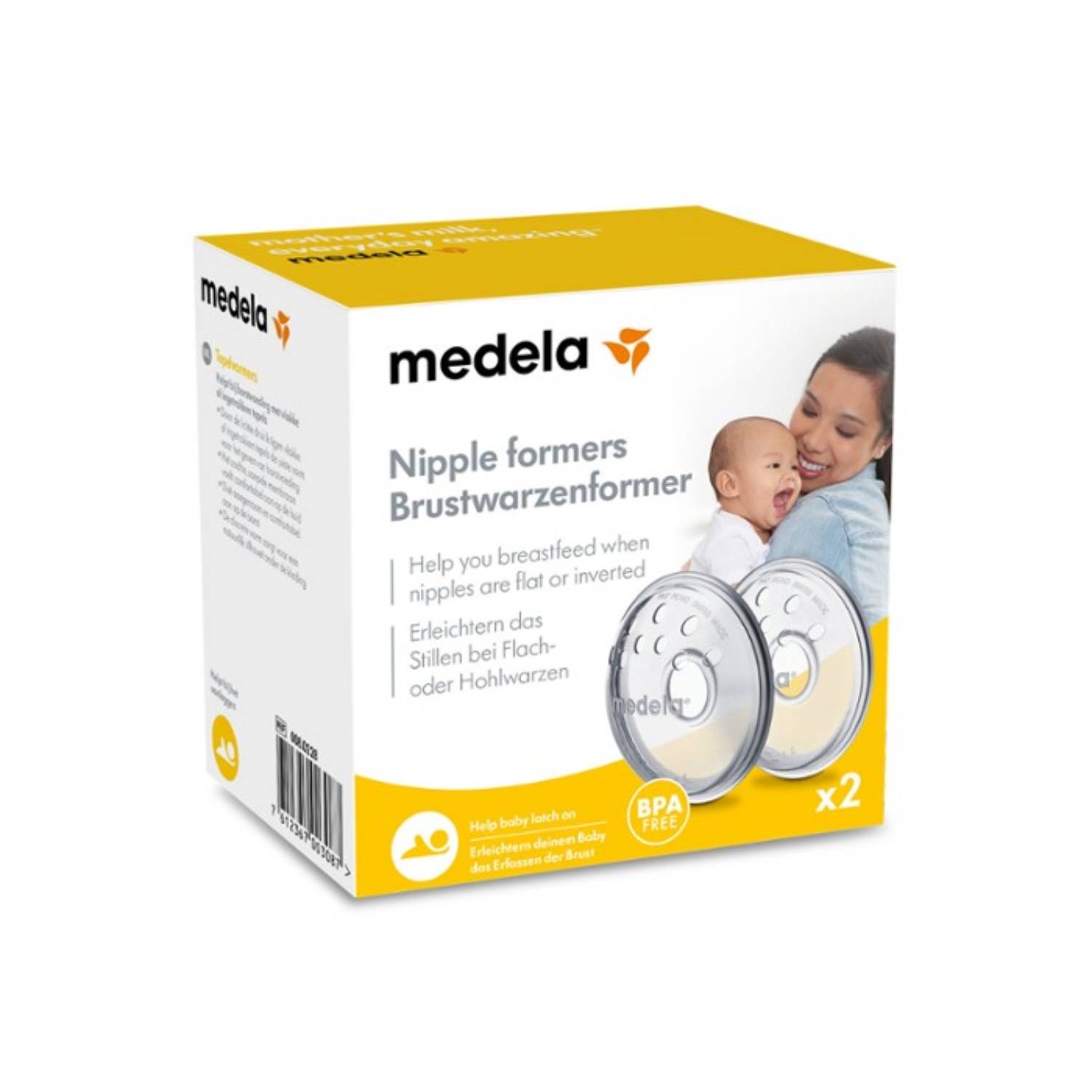 Medela osłonki formujące na piersi, 2 sztuki