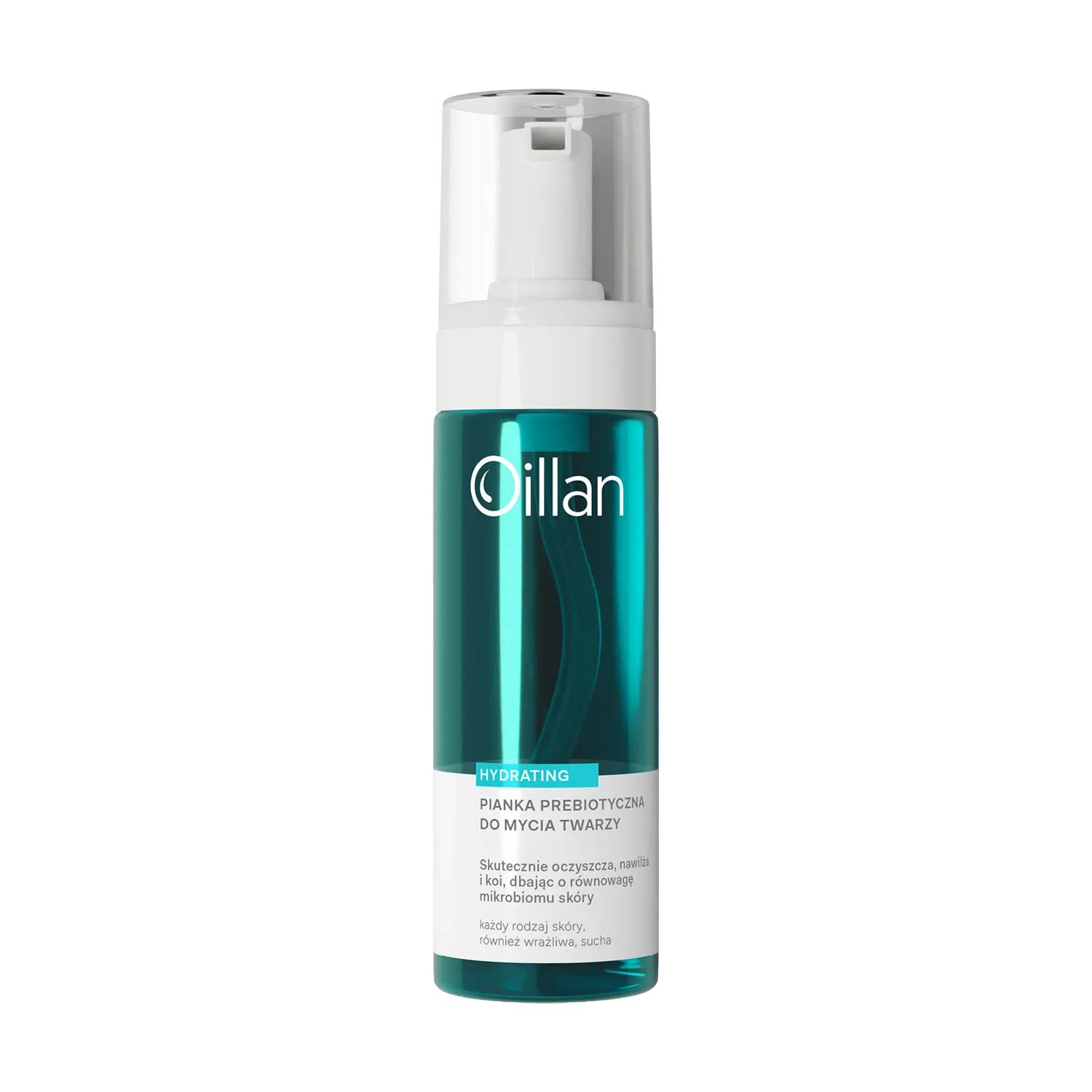 Oillan hydrating - prebiotyczna pianka do mycia twarzy, 150 ml