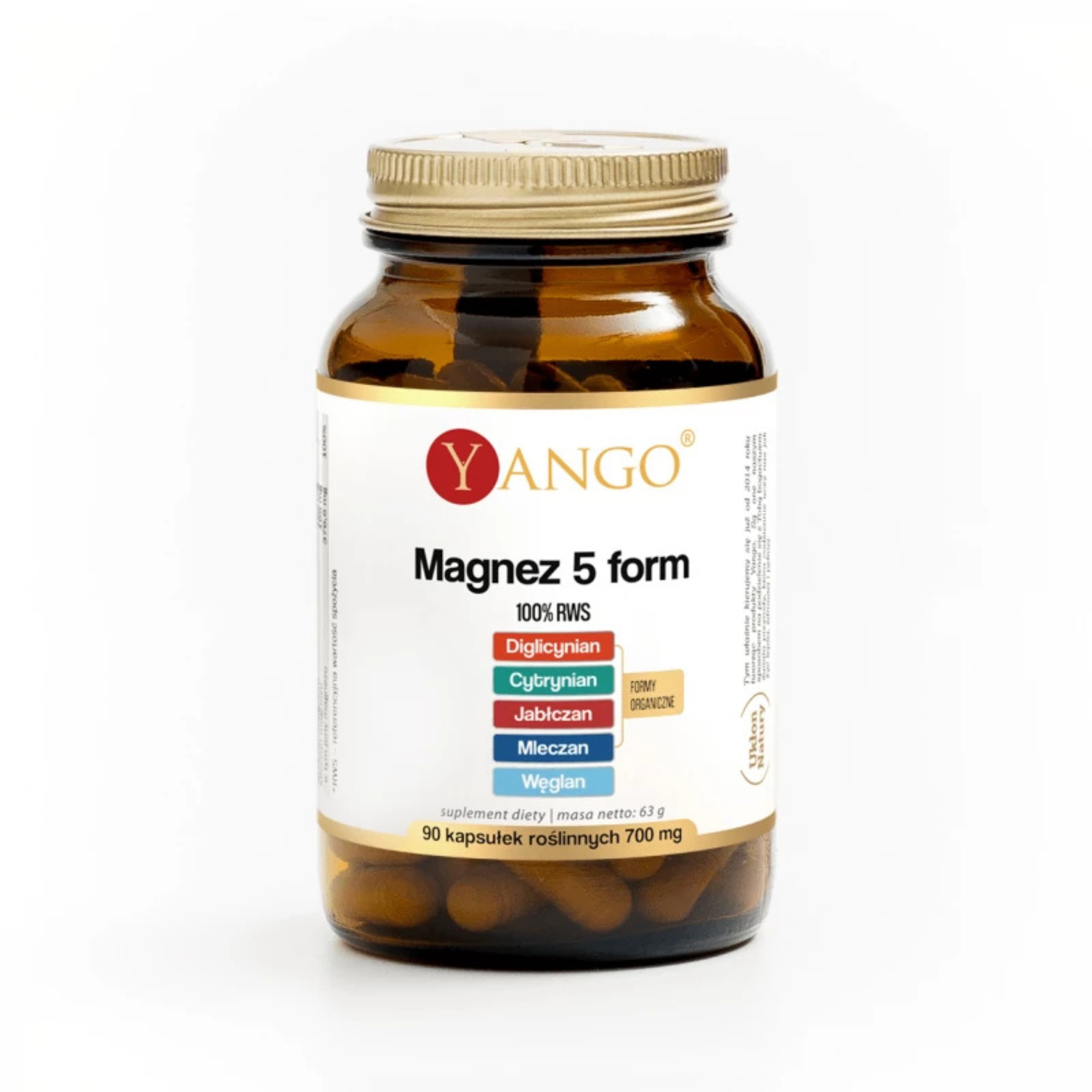 Yango - magnez 5 form, 90 kapsułek