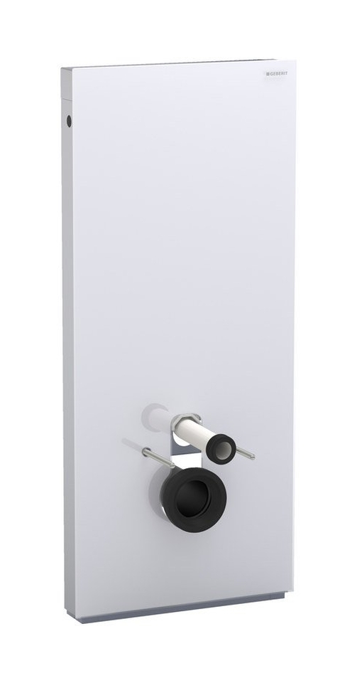 Geberit Monolith moduł sanitarny do WC wiszącego H114 szkło białe/aluminium 131.031.SI.5