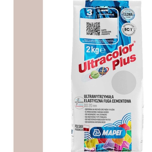 Fuga elastyczna MAPEI ULTRACOLOR PLUS 123 2 kg