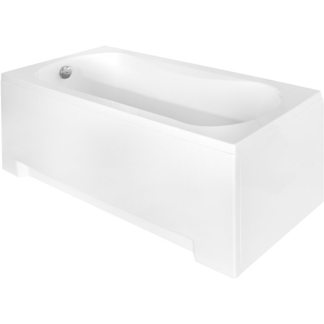 BESCO Wanna prostokątna ARIA PLUS 140x70 cm z 2 uchwytami Standard #W
