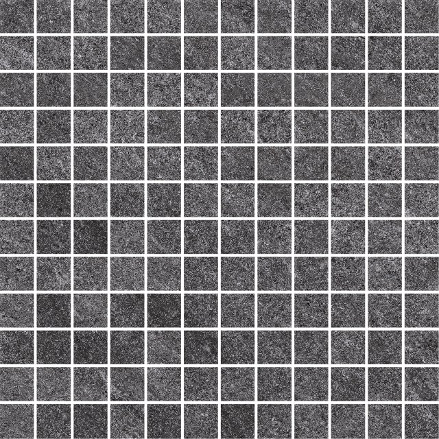 Gres szkliwiony mozaika BOLT dark grey mat ssq 29,8x29,8 gat. I