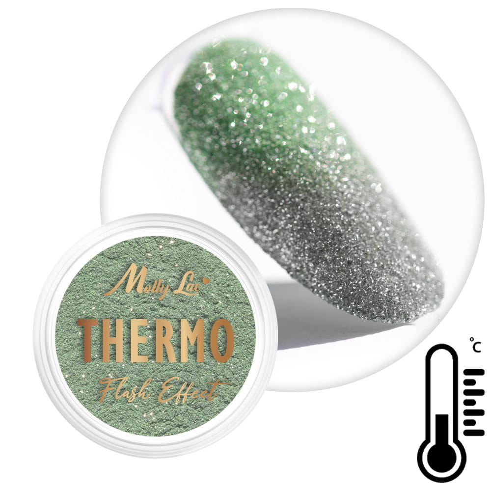 Pyłek do paznokci Thermo Flash Effect MollyLac 0,5 g Nr 8