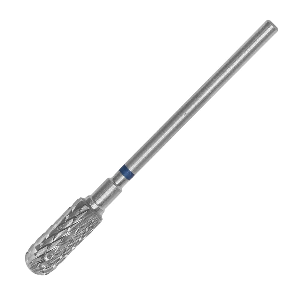 Frez z węglika spiekanego zaokrąglony walec niebieski Staleks Expert 5/13mm