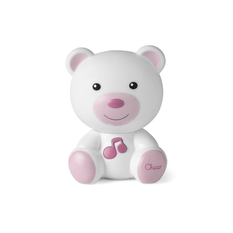 Chicco Lampka nocna-Miś-Różowy