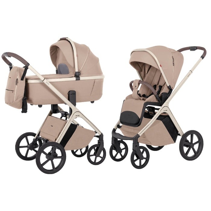 Carrello Vector - wózek głęboko-spacerowy 2w1-Walnut Beige