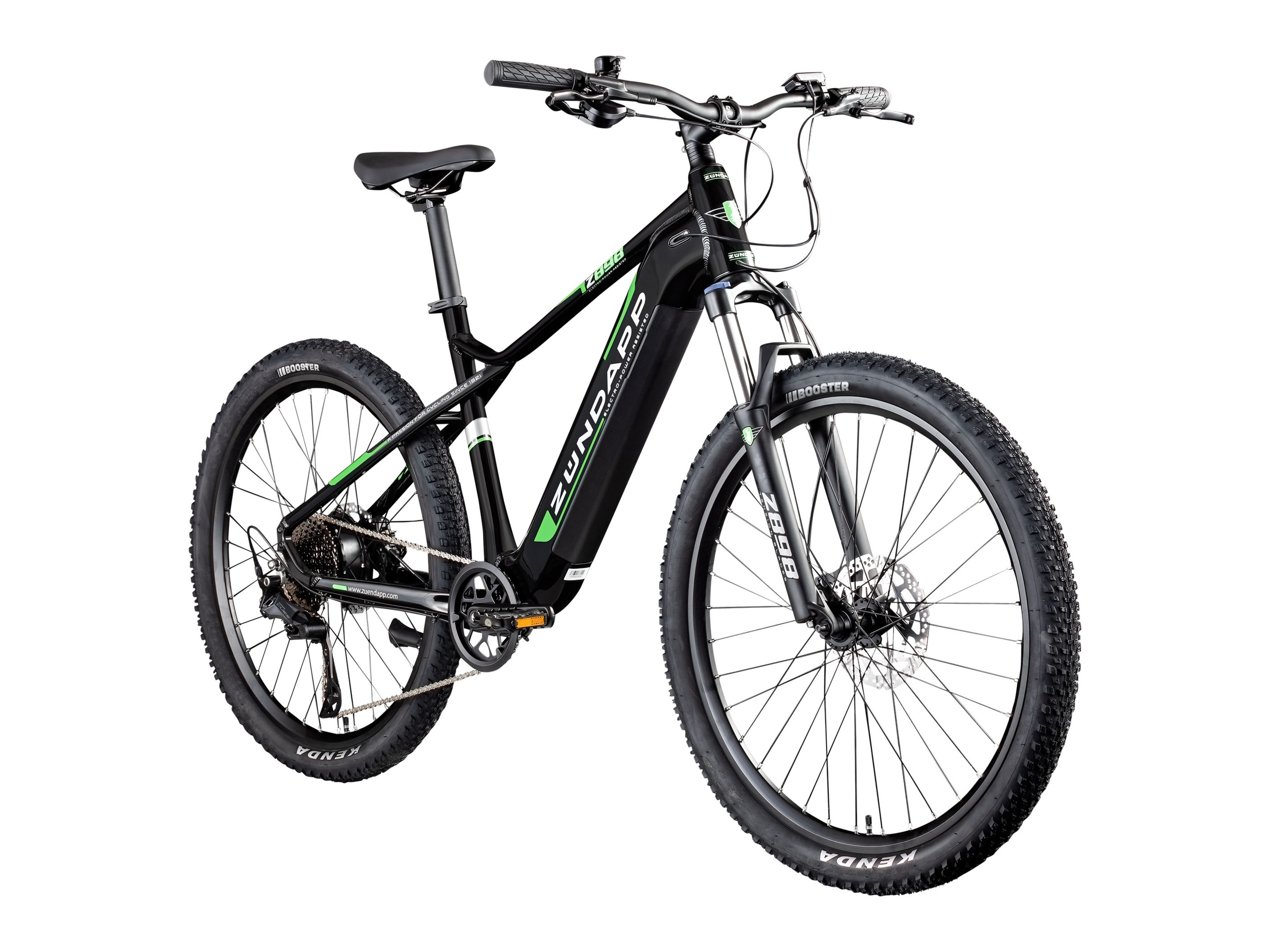 Zündapp Rower elektryczny górski »Z898«, 27,5 cala Czarny/ zielony
