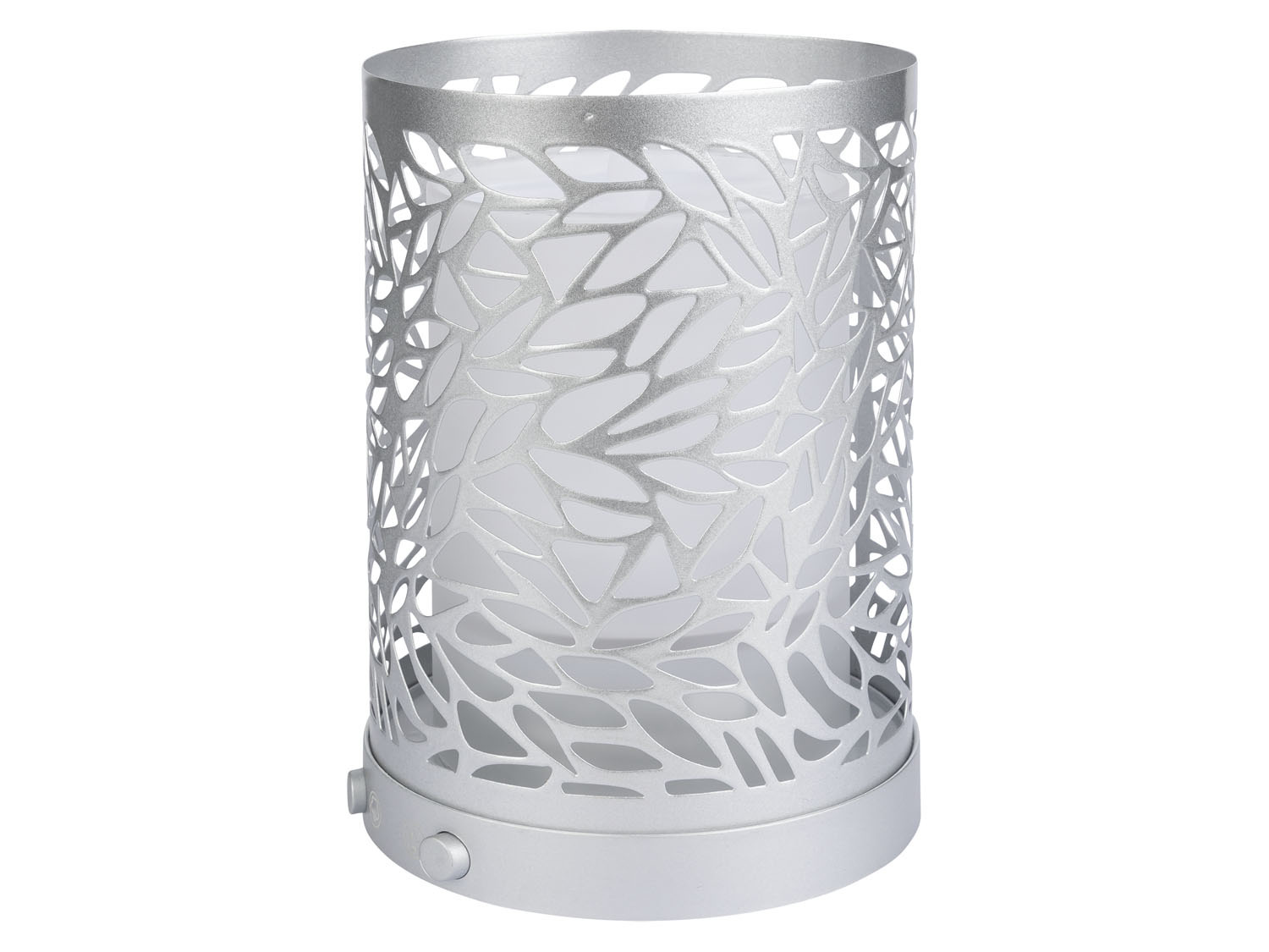 Silvercrest Dyfuzor zapachowy „Design” z funkcją światła, 1 sztuka Wzory srebrny