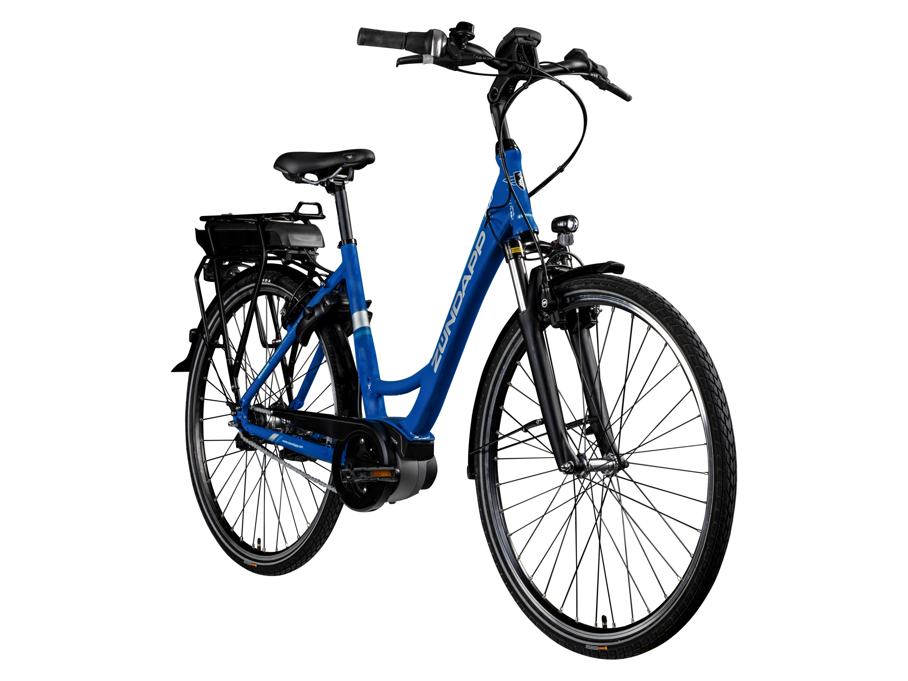 Zündapp Rower elektryczny miejski »X200«, 28 cali Niebieski