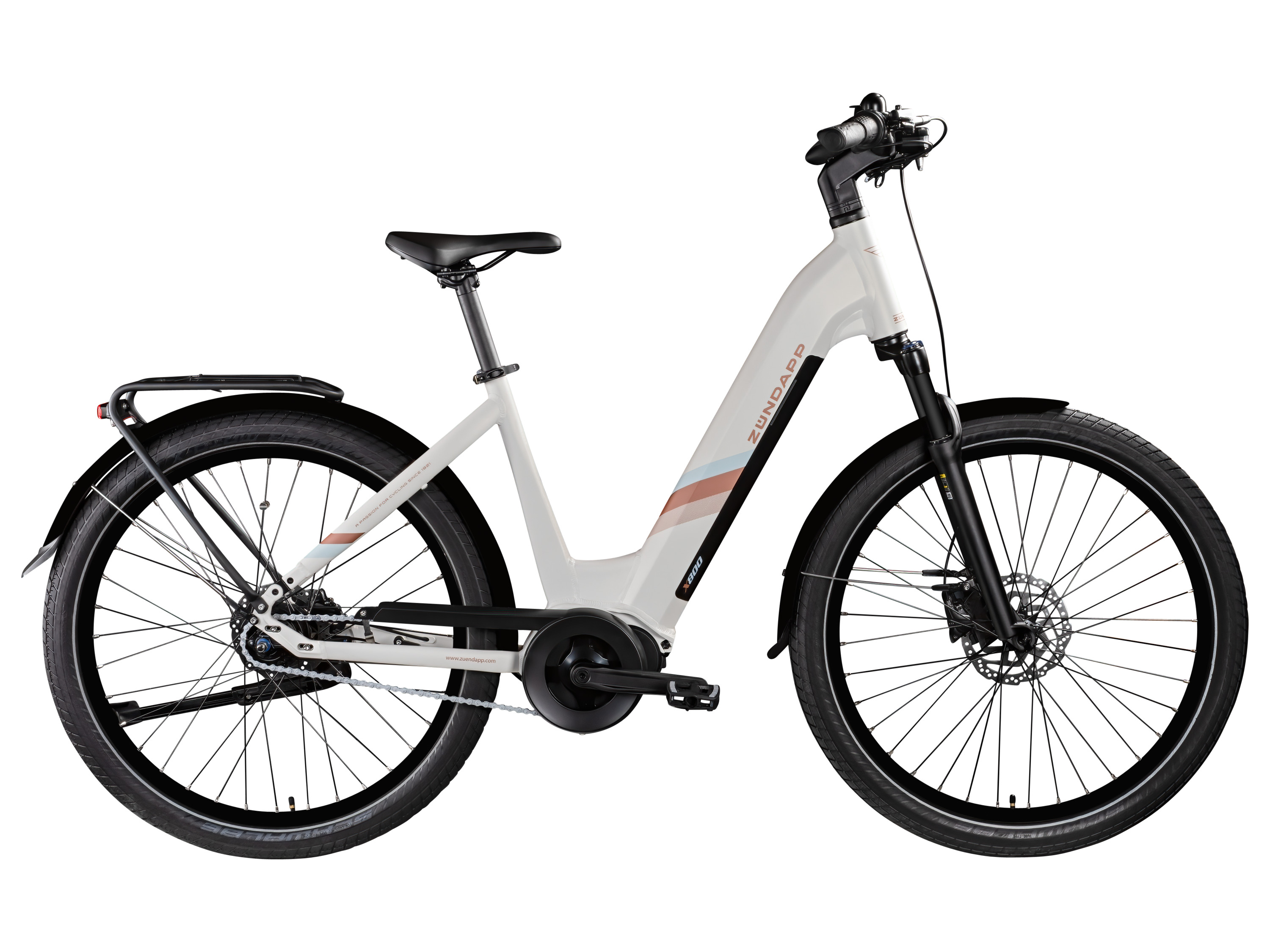 Zündapp Rower elektryczny X800 antyczna biel
