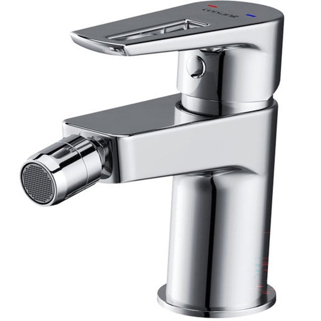 CERSANIT Bateria bidetowa stojąca MILLE chrom z metalowym korkiem S95