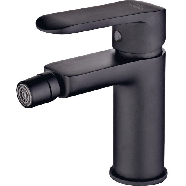 INVENA Bateria bidetowa stojąca SIROS czarna BB-90-004-A