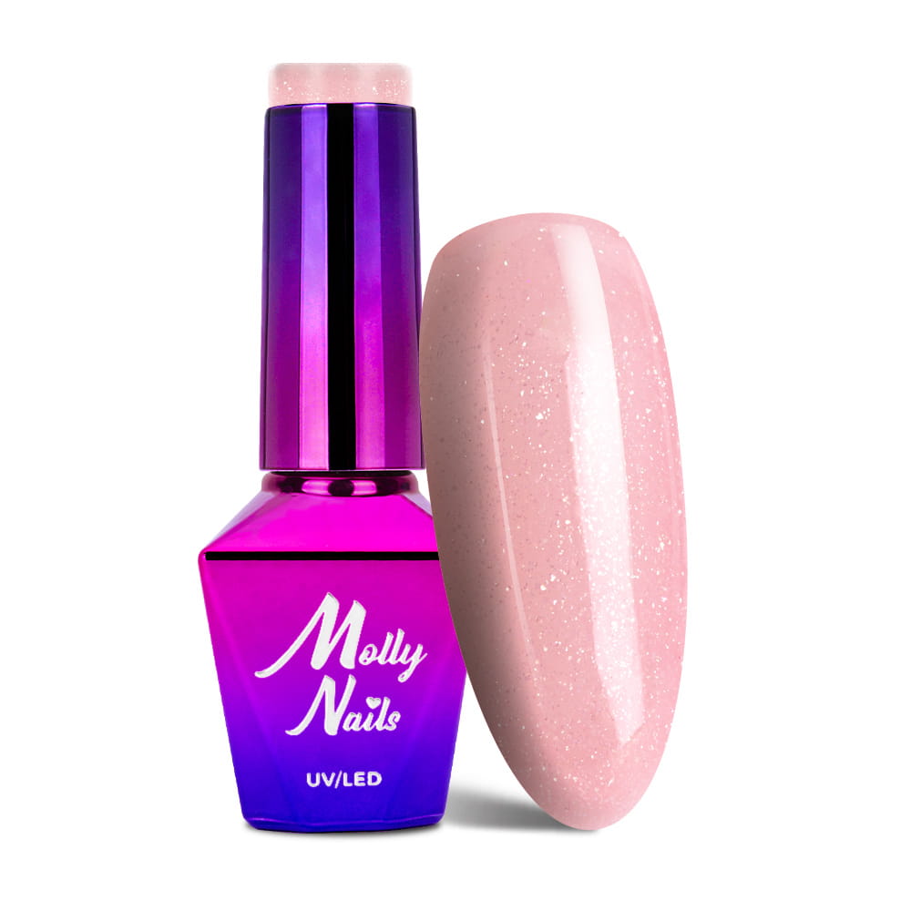 Lakier hybrydowy LED/UV Gel Polish Molly Nails Madame French Nr 428 Cherie 8g