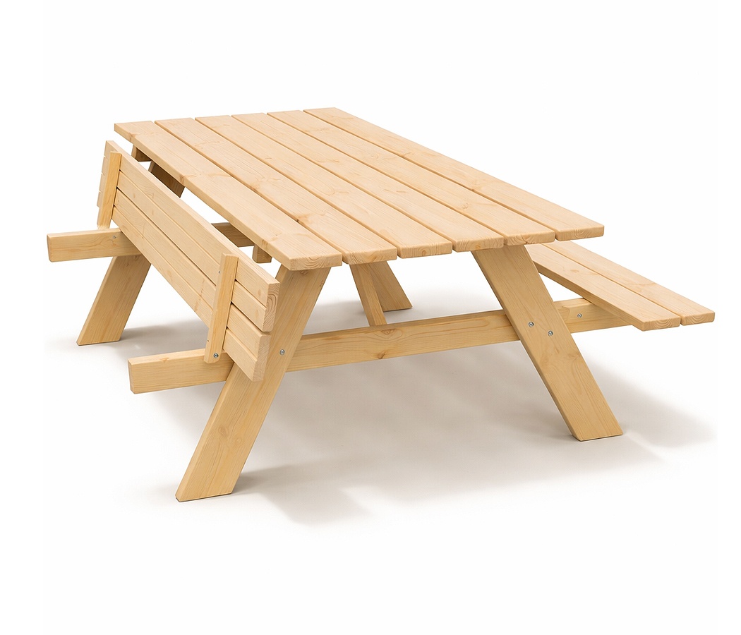 Meble ogrodowe Stół piknikowy 180 cm piwny ogrodowy grubość deski 42mm nieimpregnowany