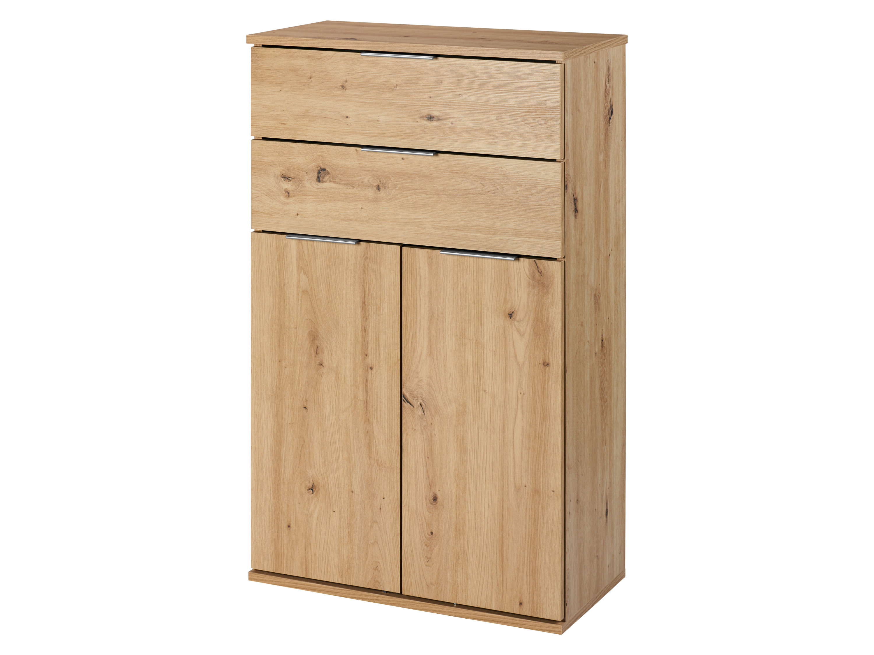 Livarno home Komoda dwudrzwiowa z 2 szufladami, imitacja dębu Artisan