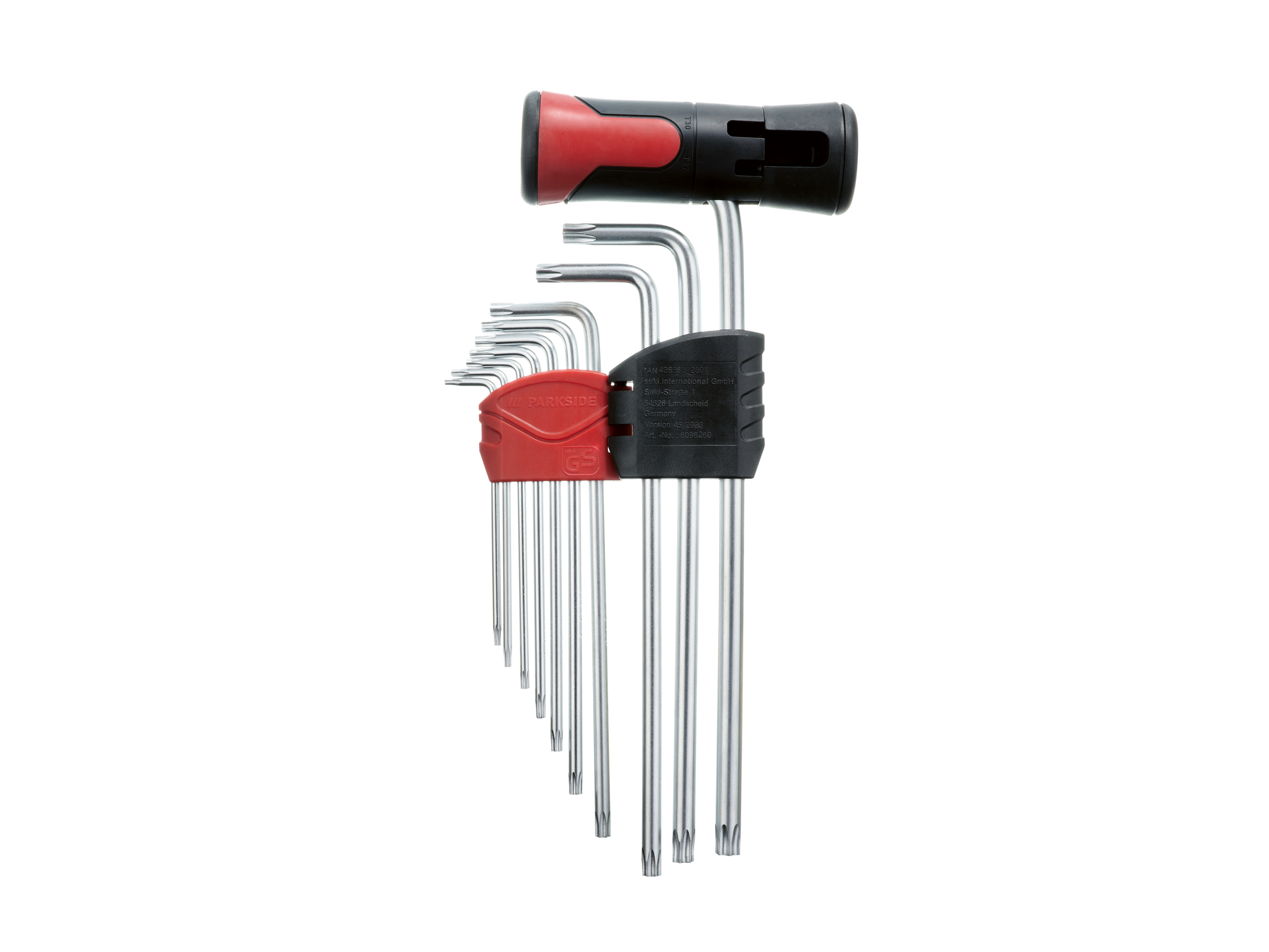 Parkside Zestaw kluczy imbusowych lub Torx, 11 elementów Klucze trzpieniowe TX
