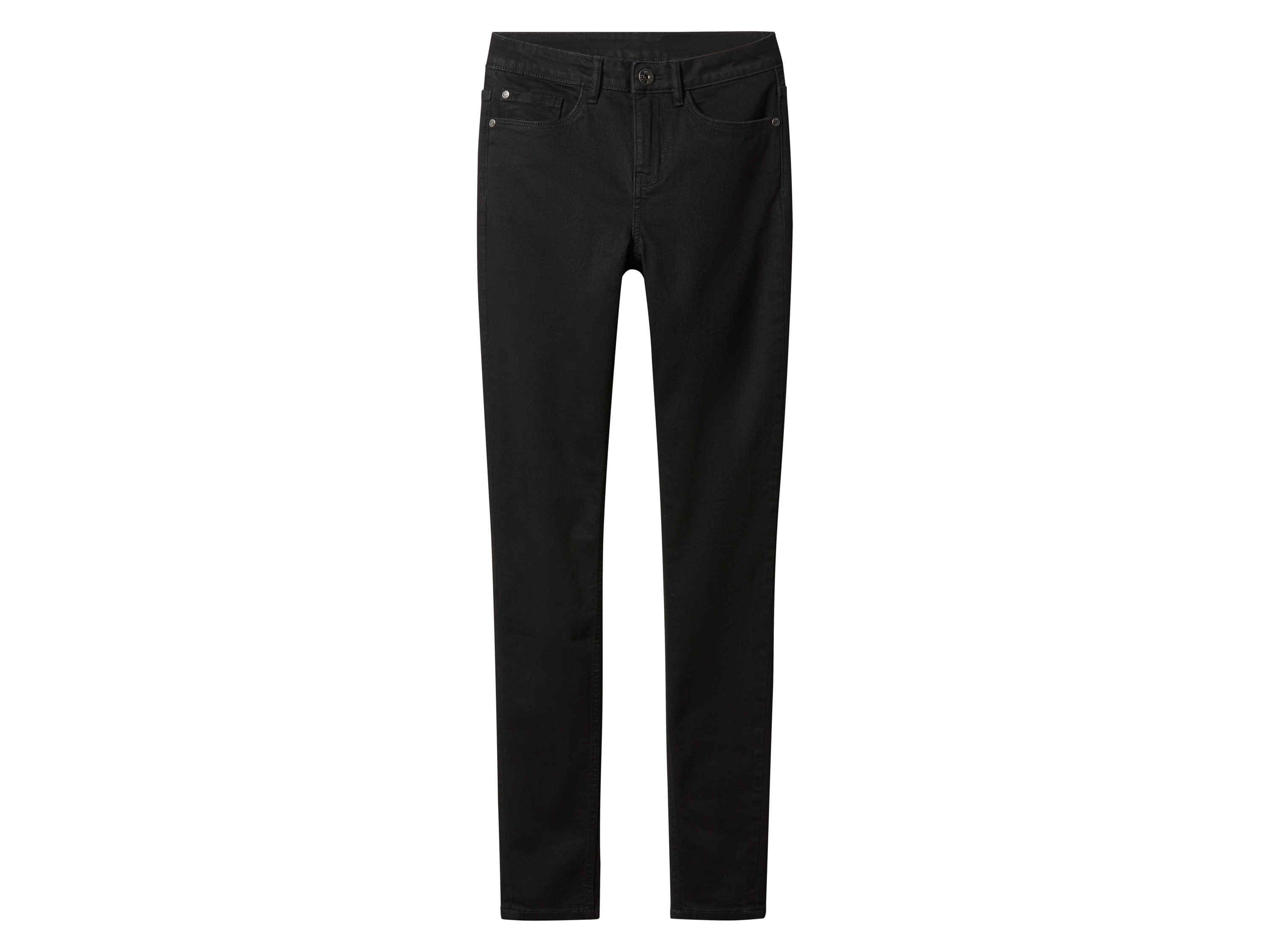esmara Jeansy damskie super skinny Czarny, 34
